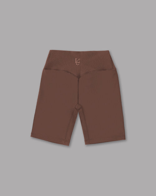 Ciclista Ribbed - Cioccolato