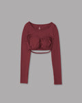 Crop Top - Burgundy