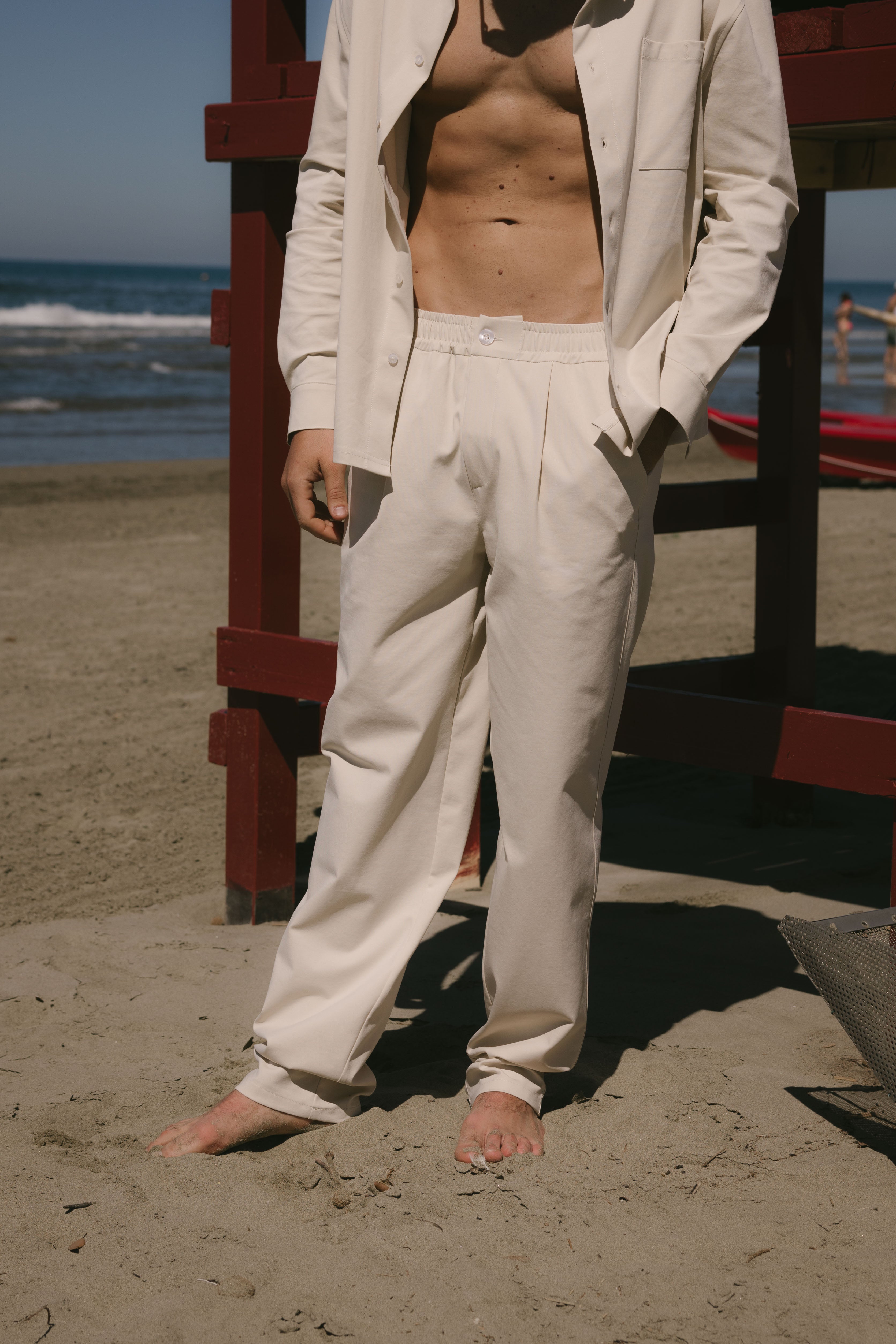 PANTALONE PUNTO MILANO BEIGE