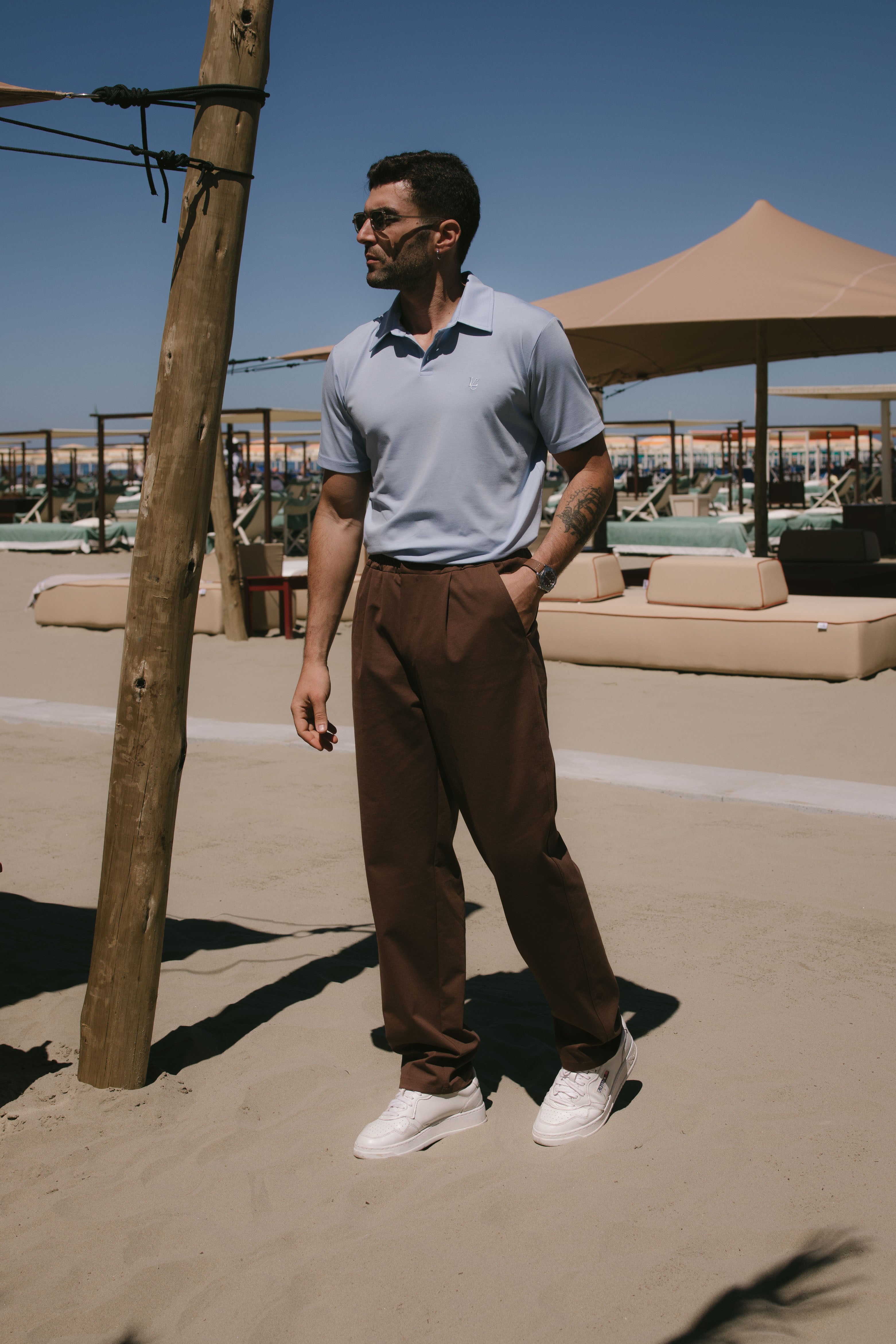 PANTALONE PUNTO MILANO MARRONE