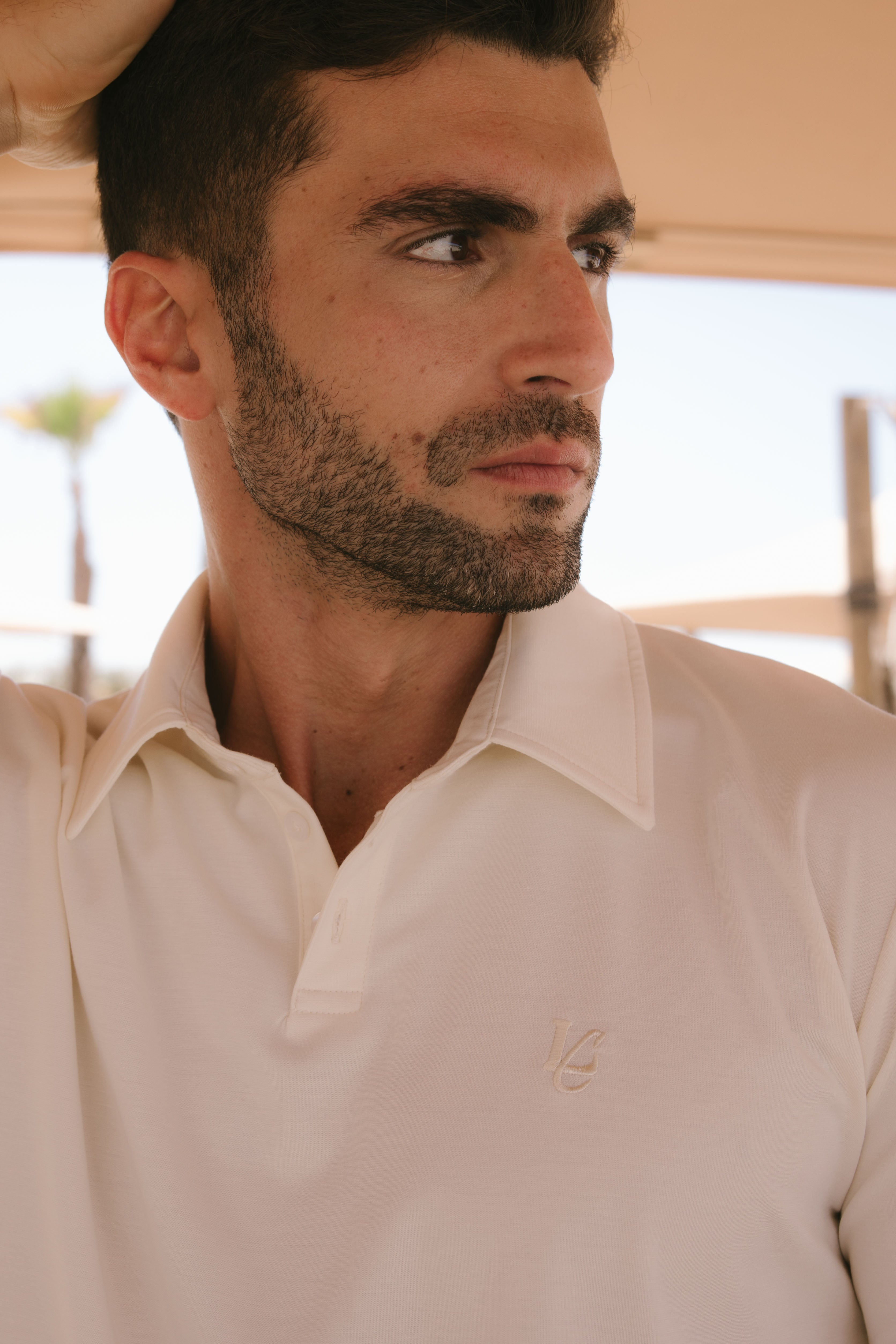 POLO VISCOSA PANNA