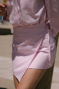 GONNA PORTAFOGLIO IN COTONE ROSA