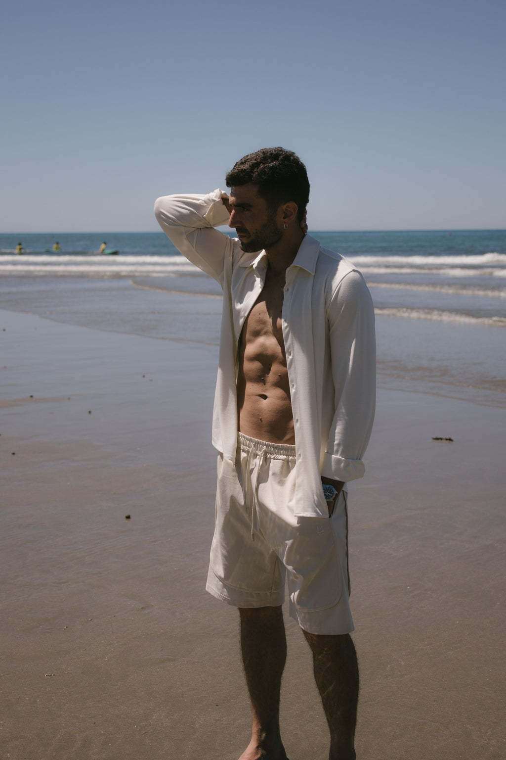 CAMICIA VISCOSA PANNA