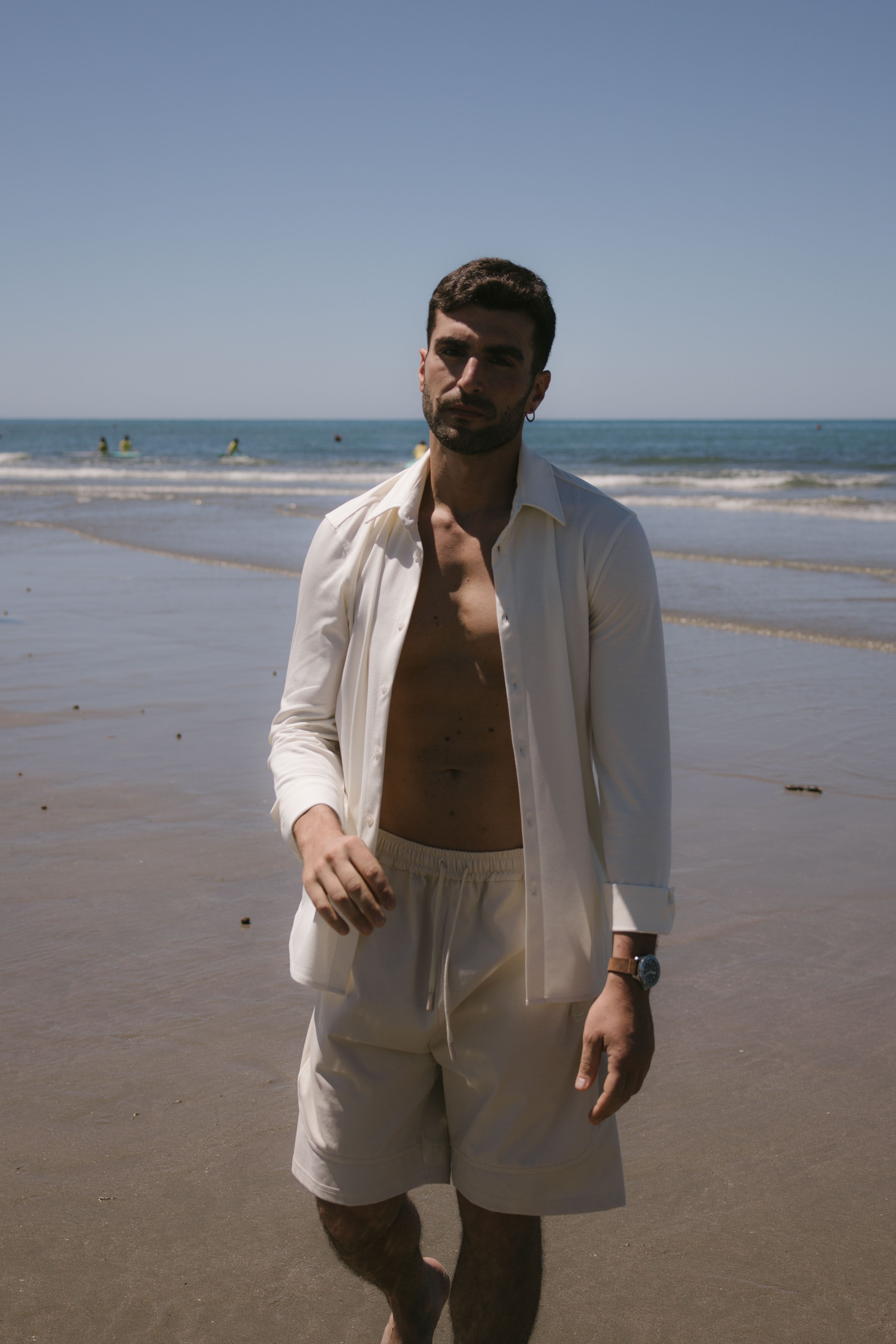 CAMICIA VISCOSA PANNA