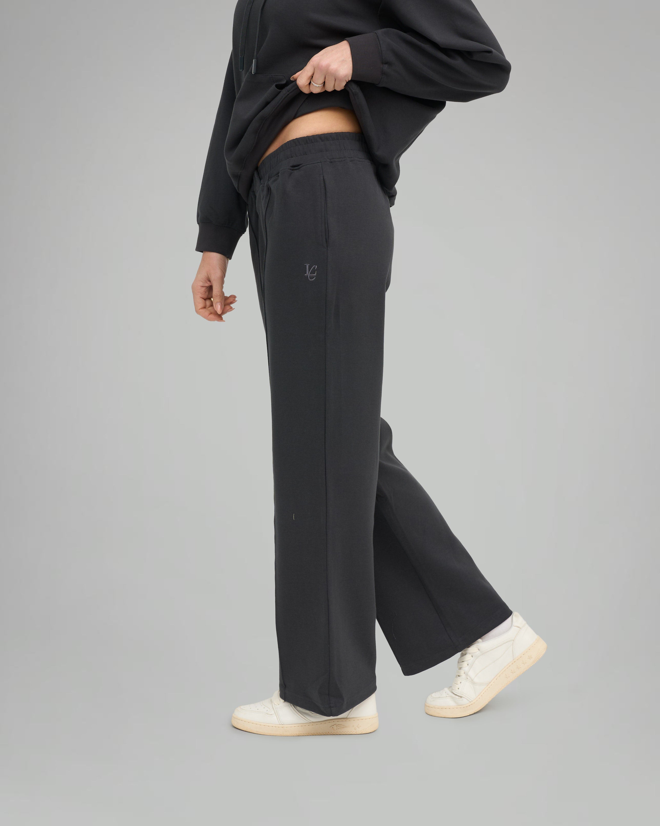 Pantalone Palazzo - Grigio Fumo