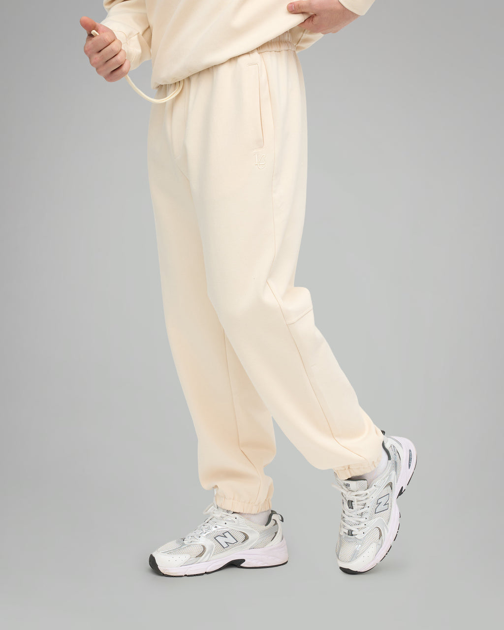 Pantalone Jogger - Crema