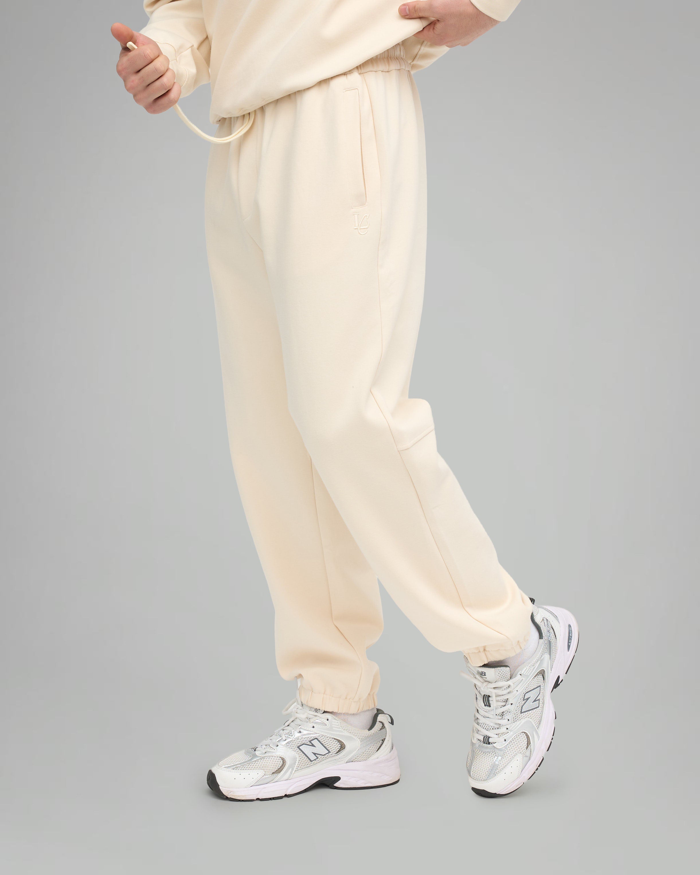 Pantalone Jogger - Crema