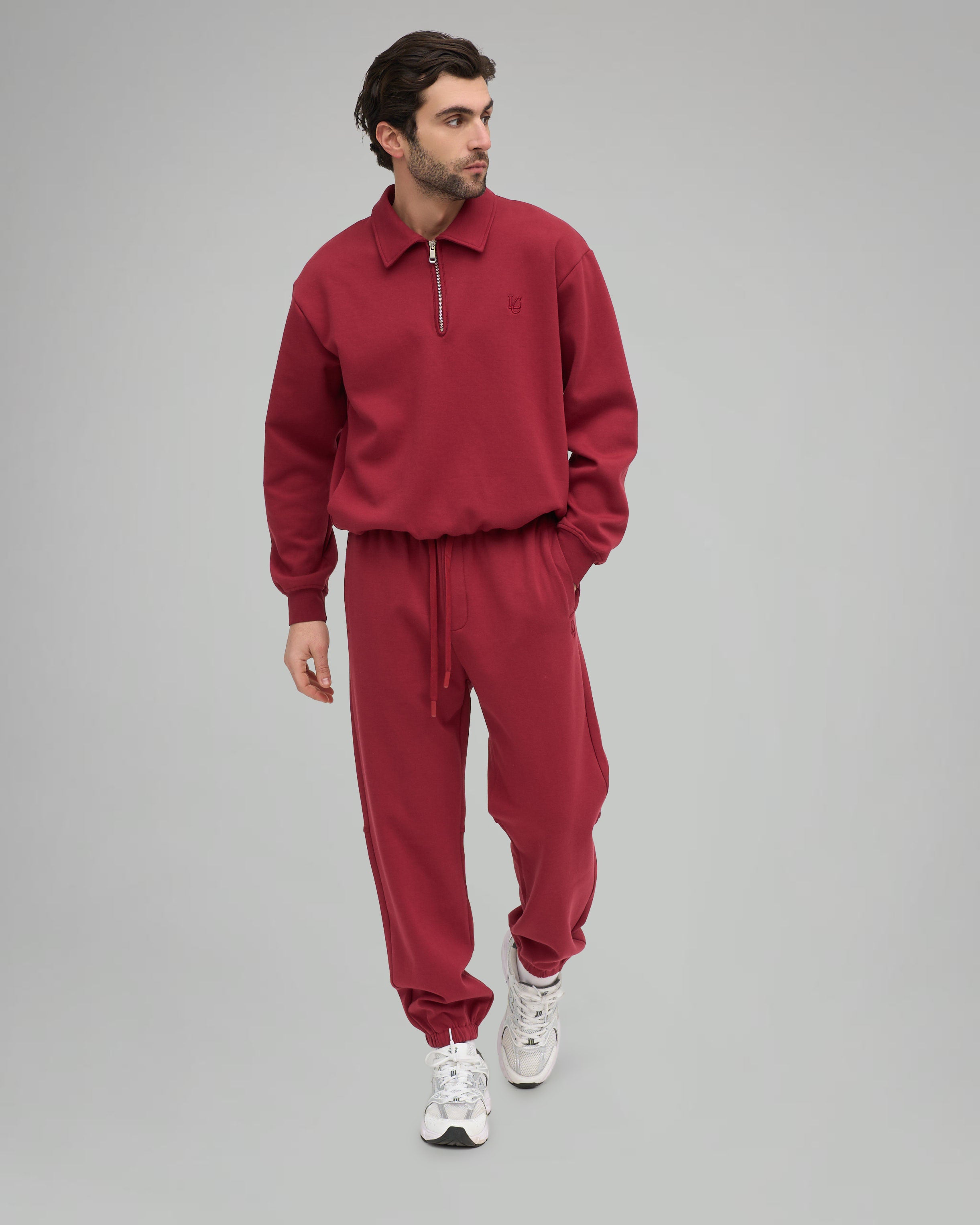 Felpa Polo - Bordeaux