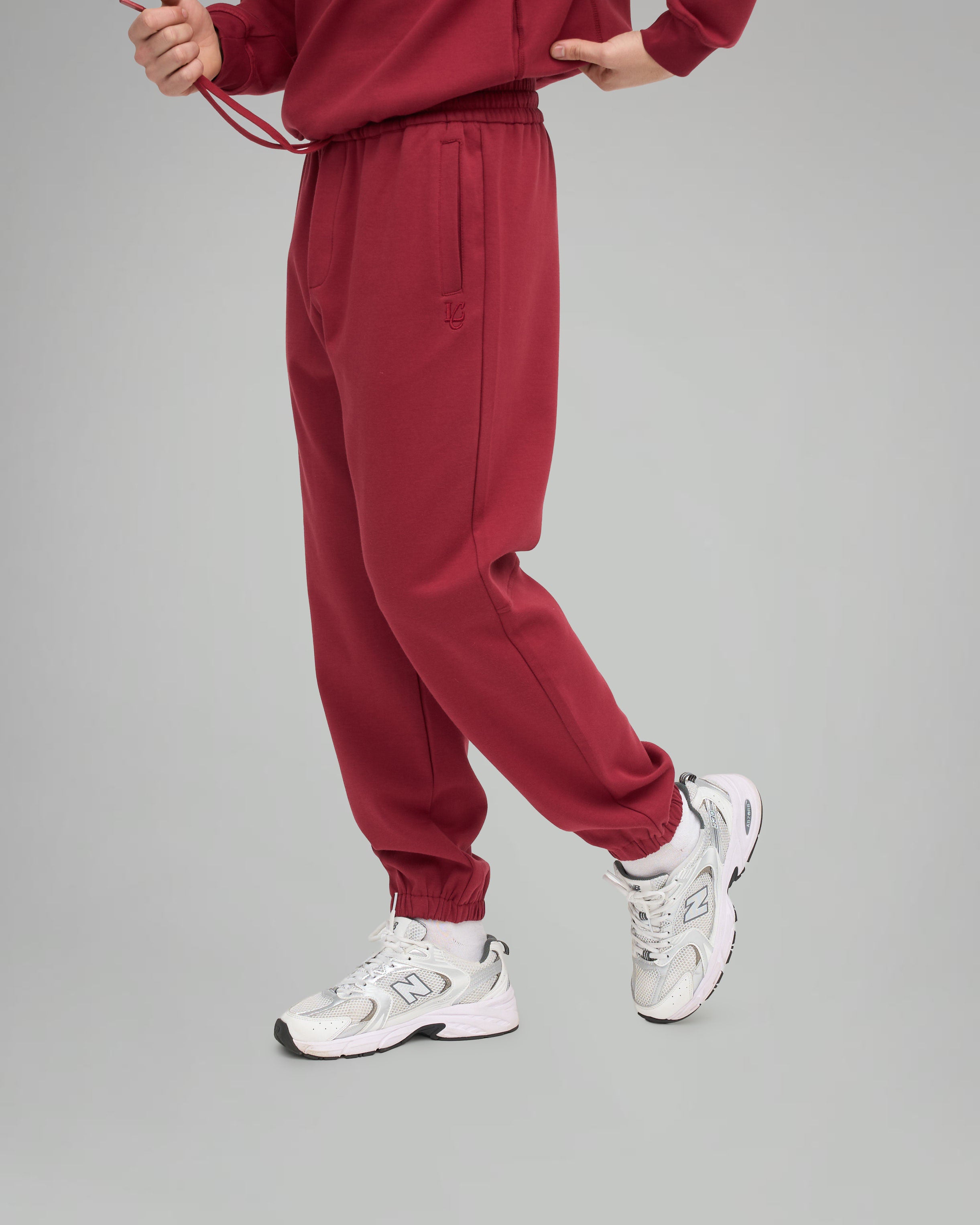 Pantalone Jogger - Bordeaux