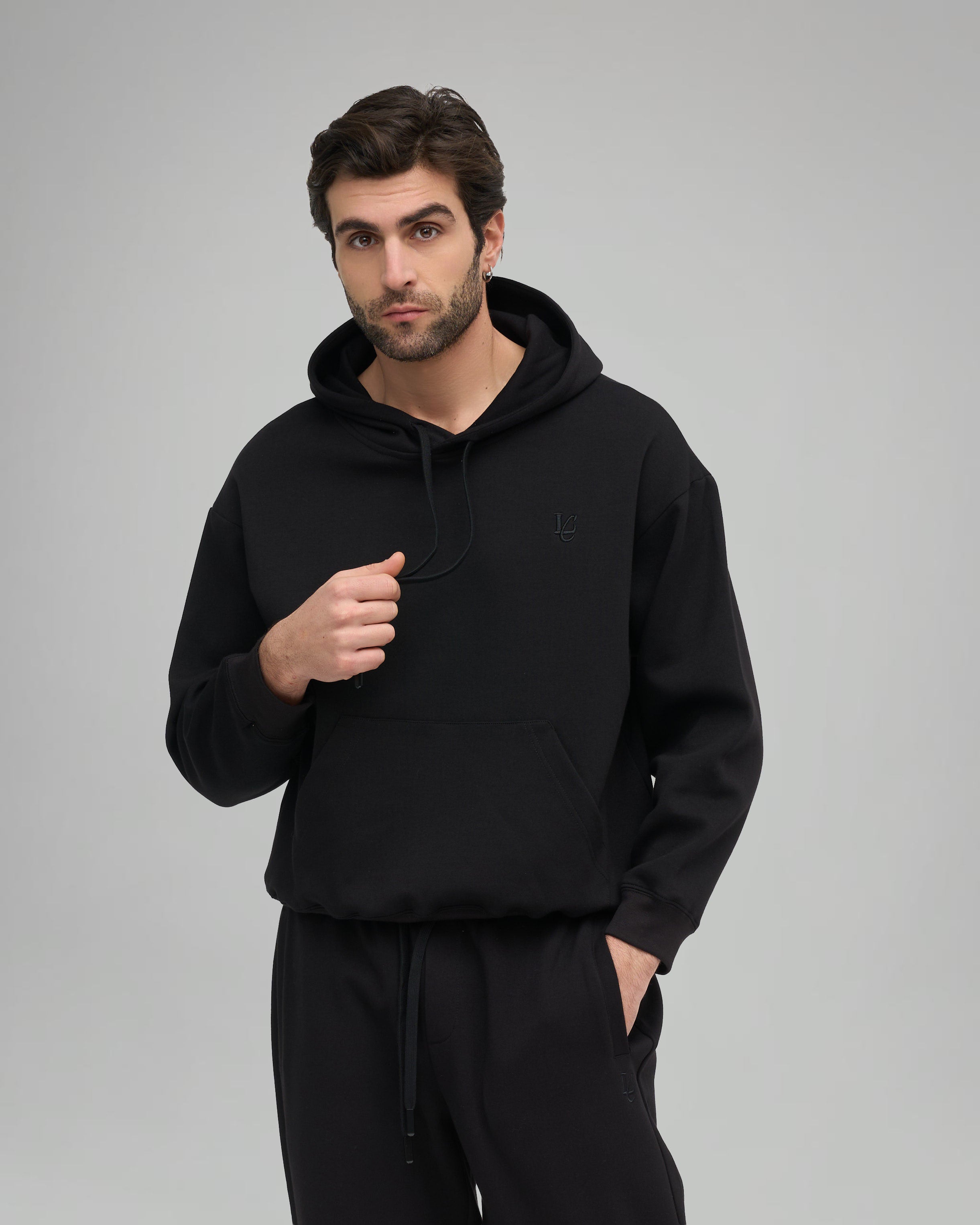 Felpa Cappuccio - Black