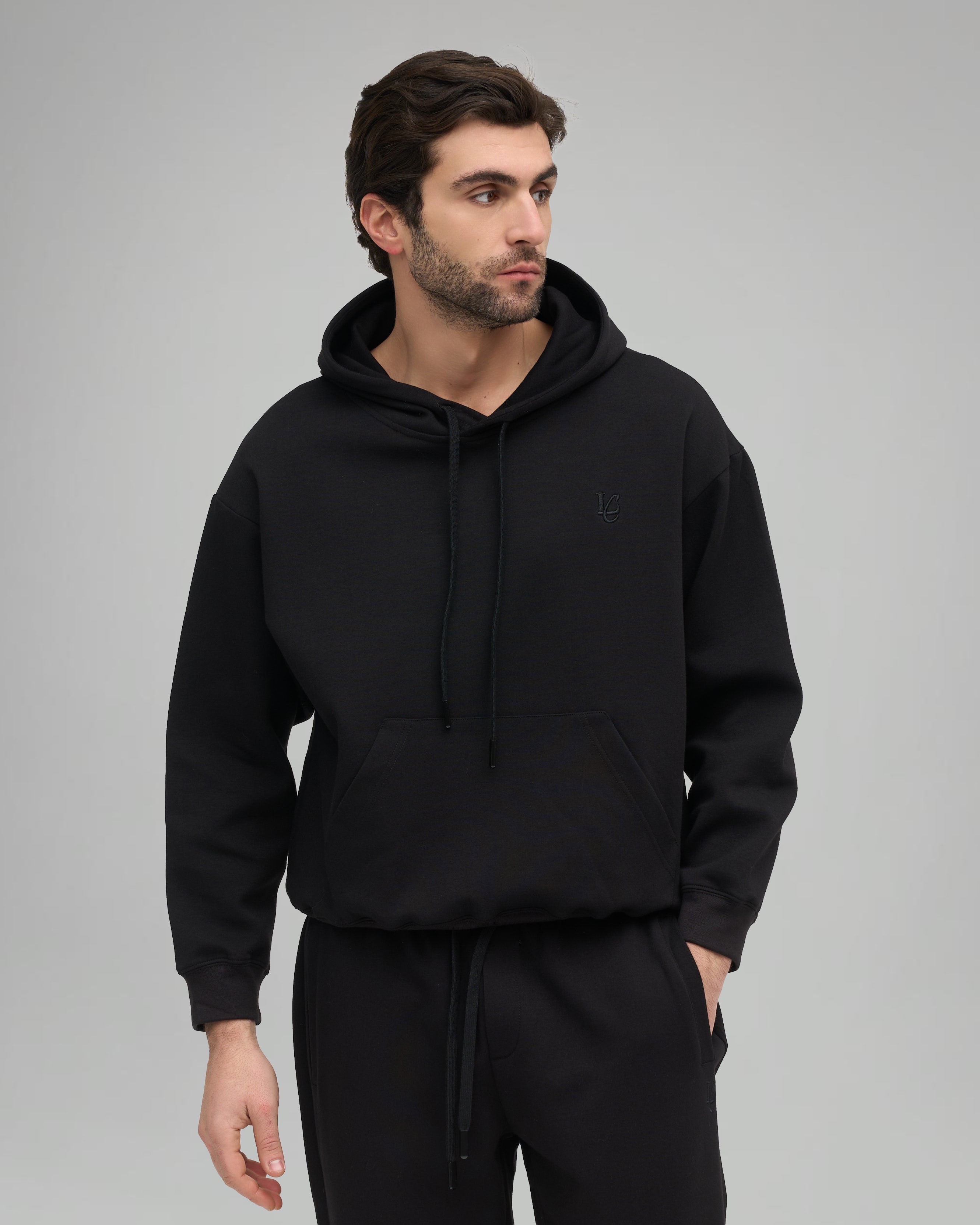 Felpa Cappuccio - Black