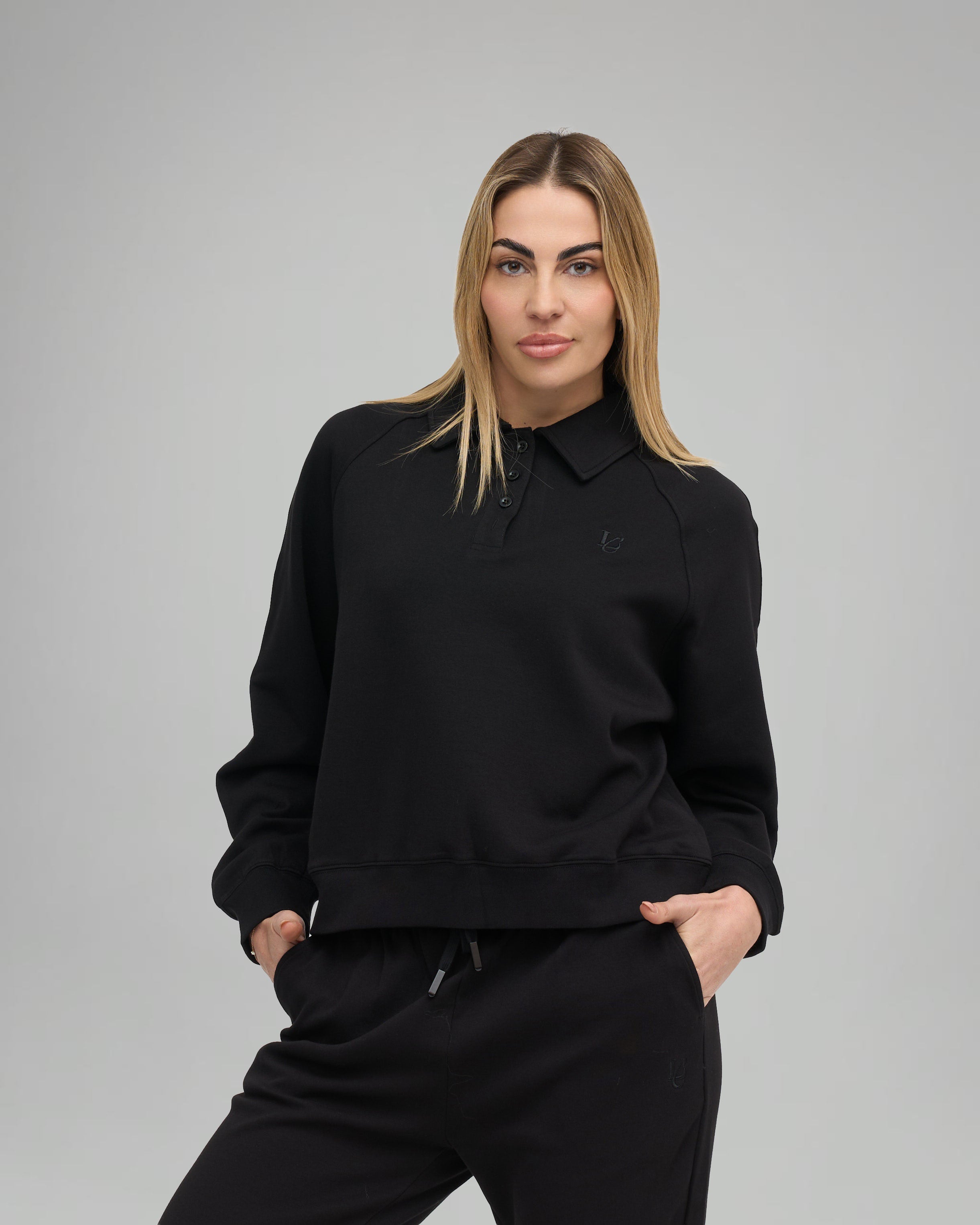 Felpa Polo - Black