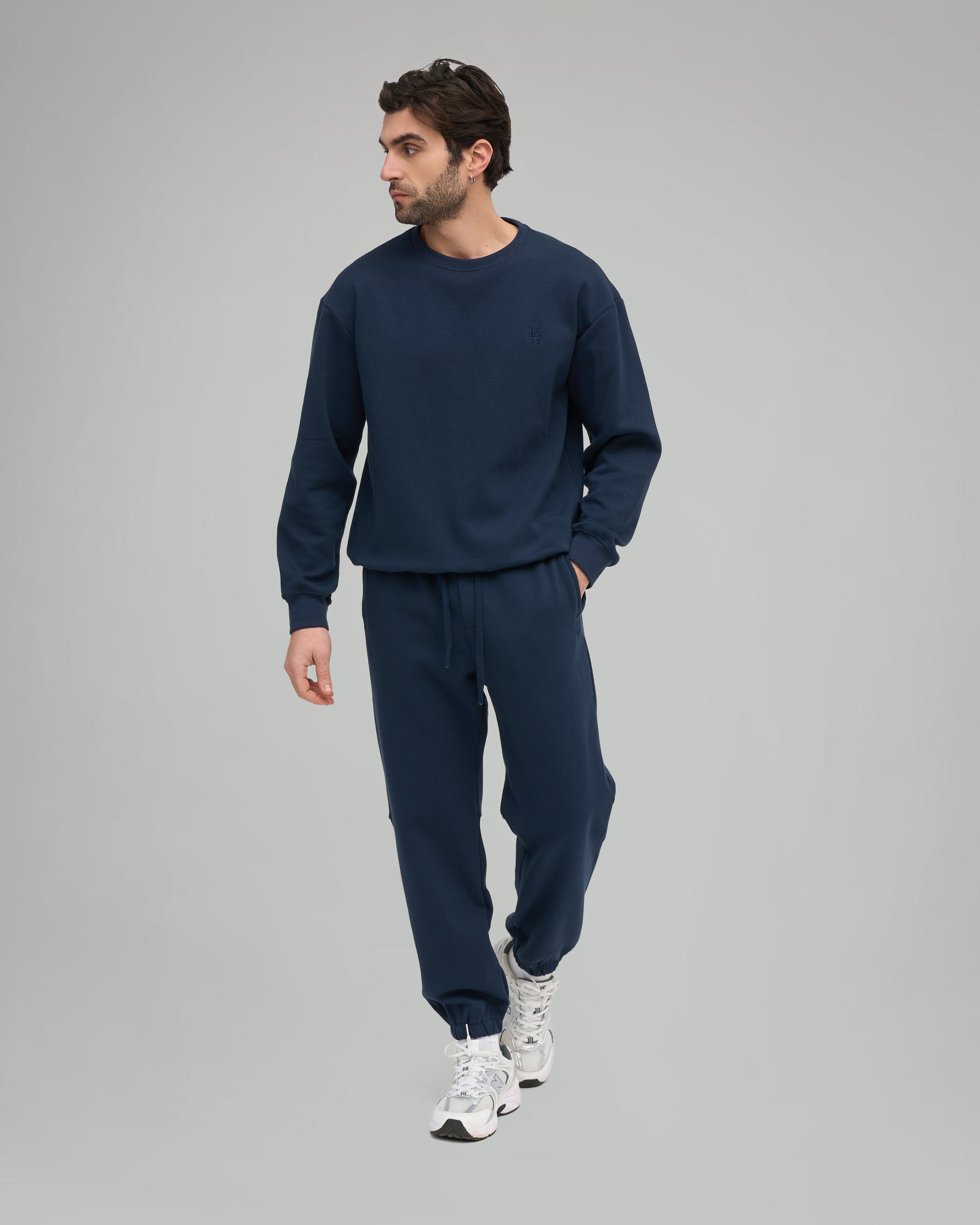 Felpa Girocollo - Blu Notte