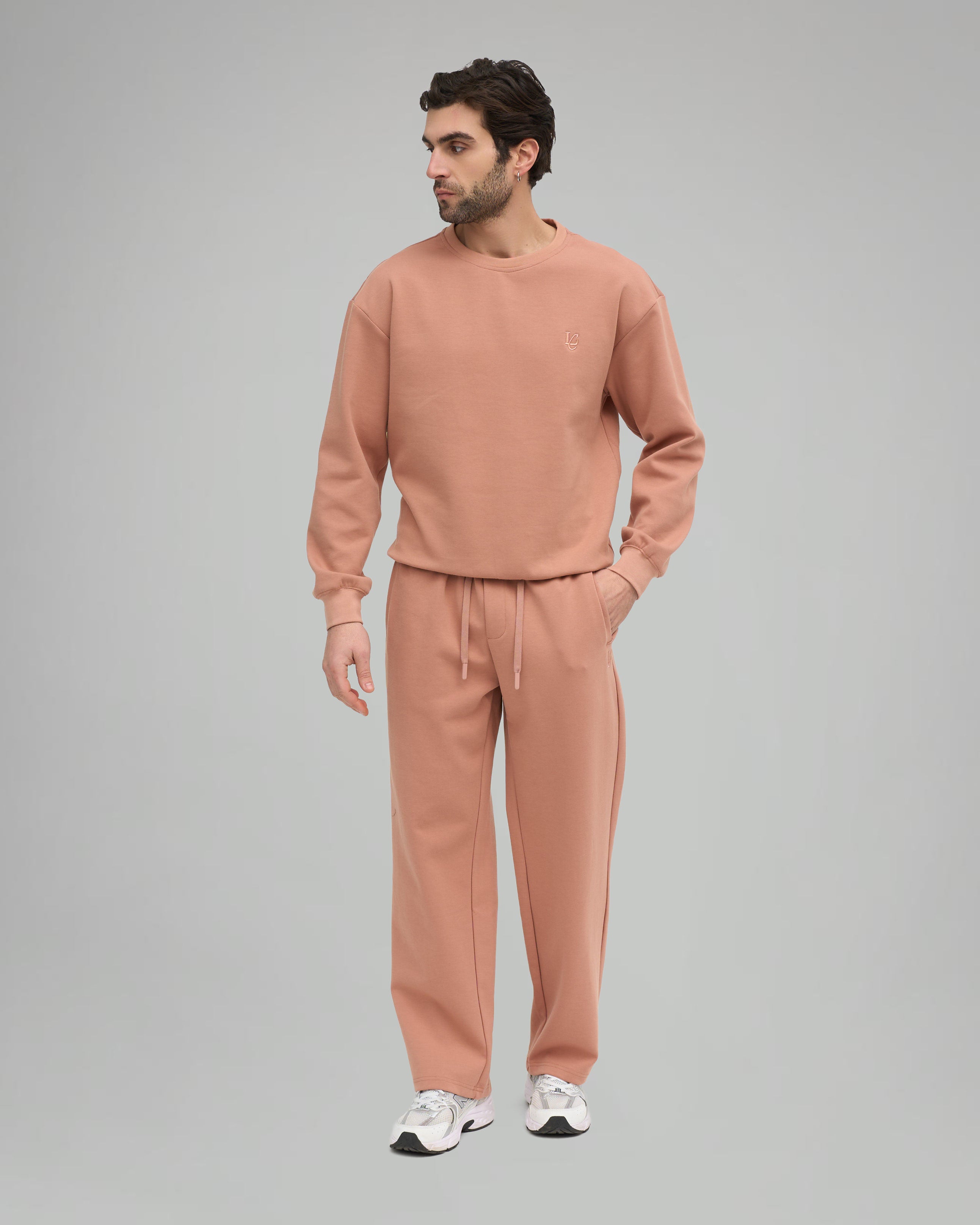 Felpa Girocollo - Caramel