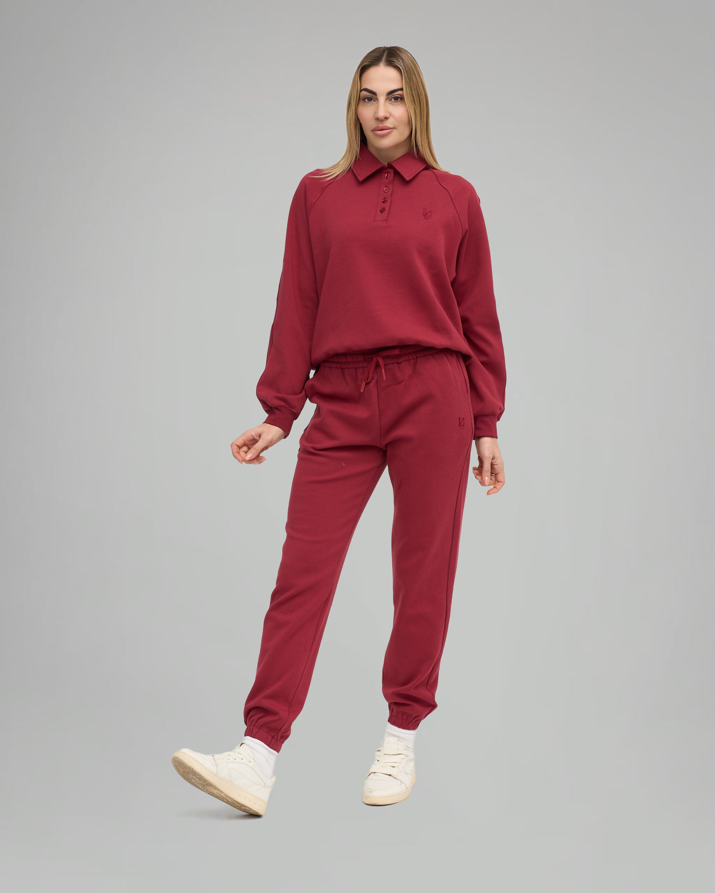 Pantalone Jogger - Bordeaux