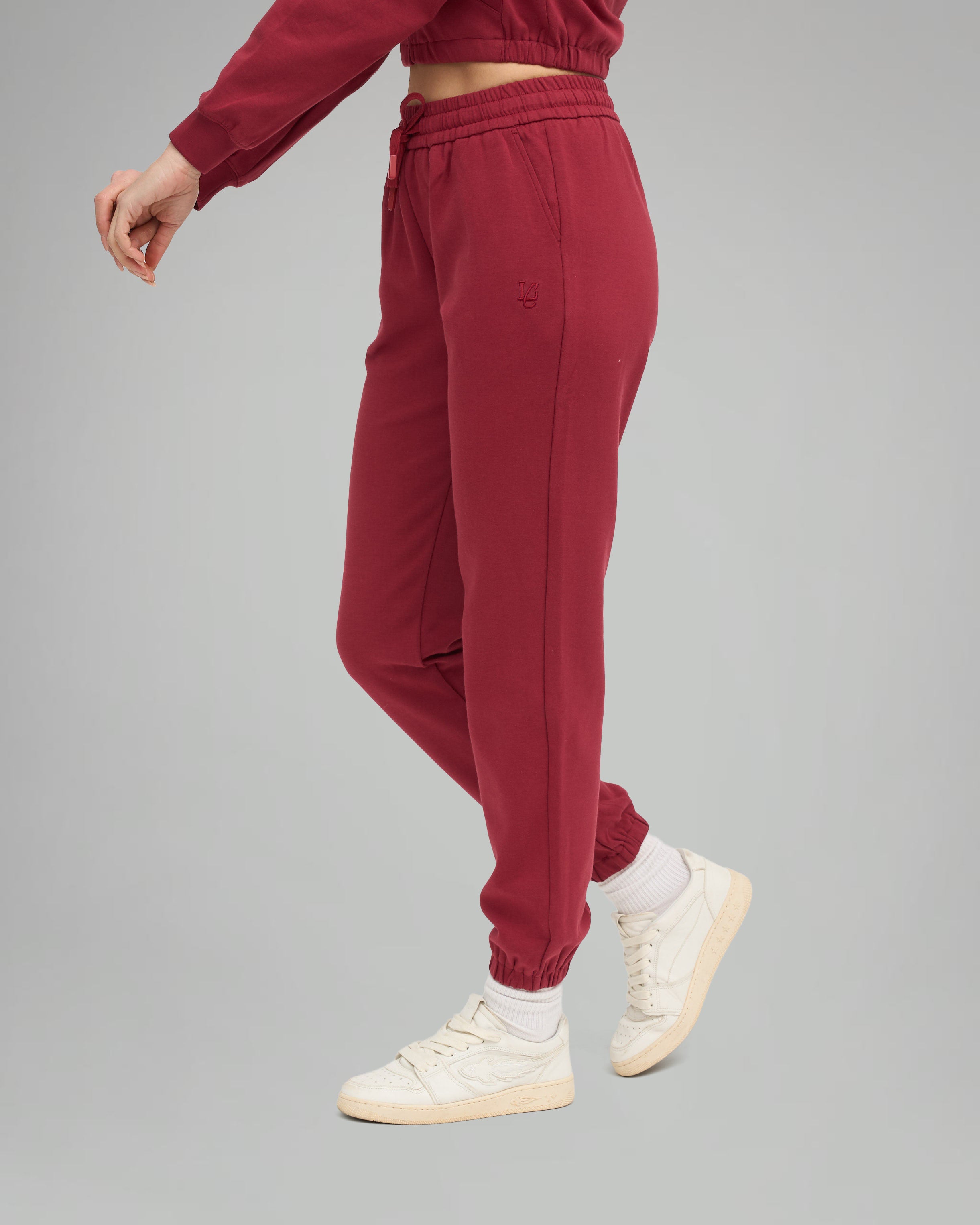 Pantalone Jogger - Bordeaux