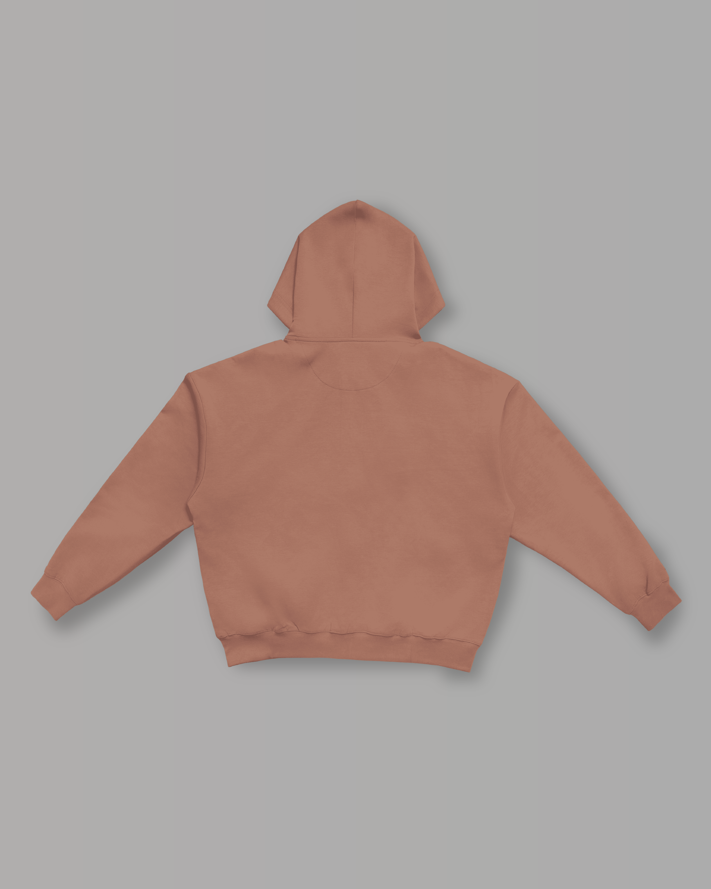 Felpa Cappuccio e Zip - Caramel