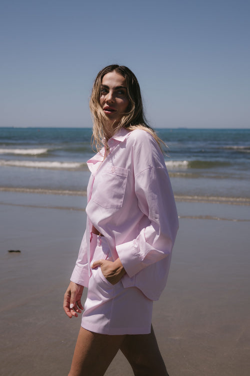 CAMICIA OVER ROSA