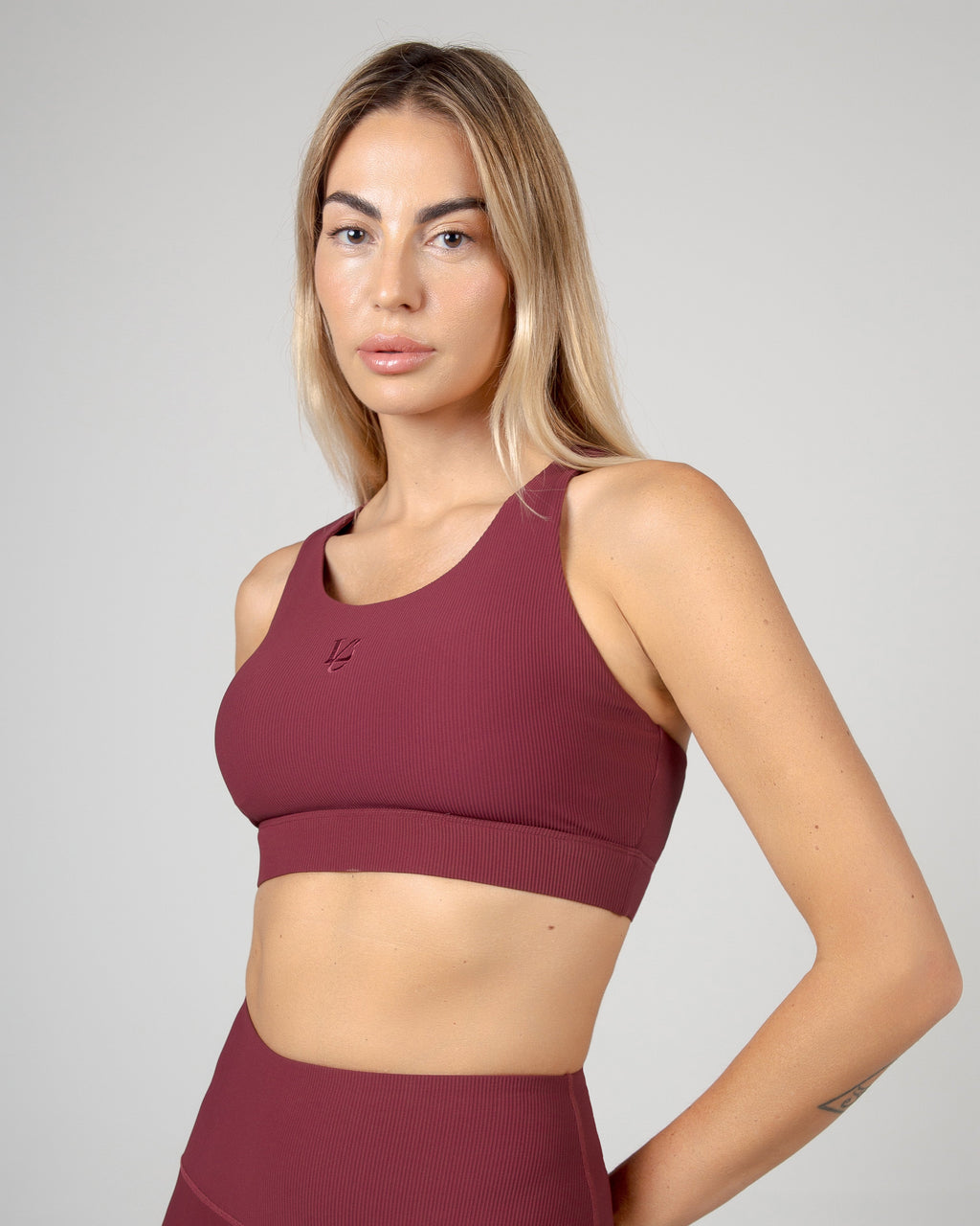 Top Ribbed - Burgundy