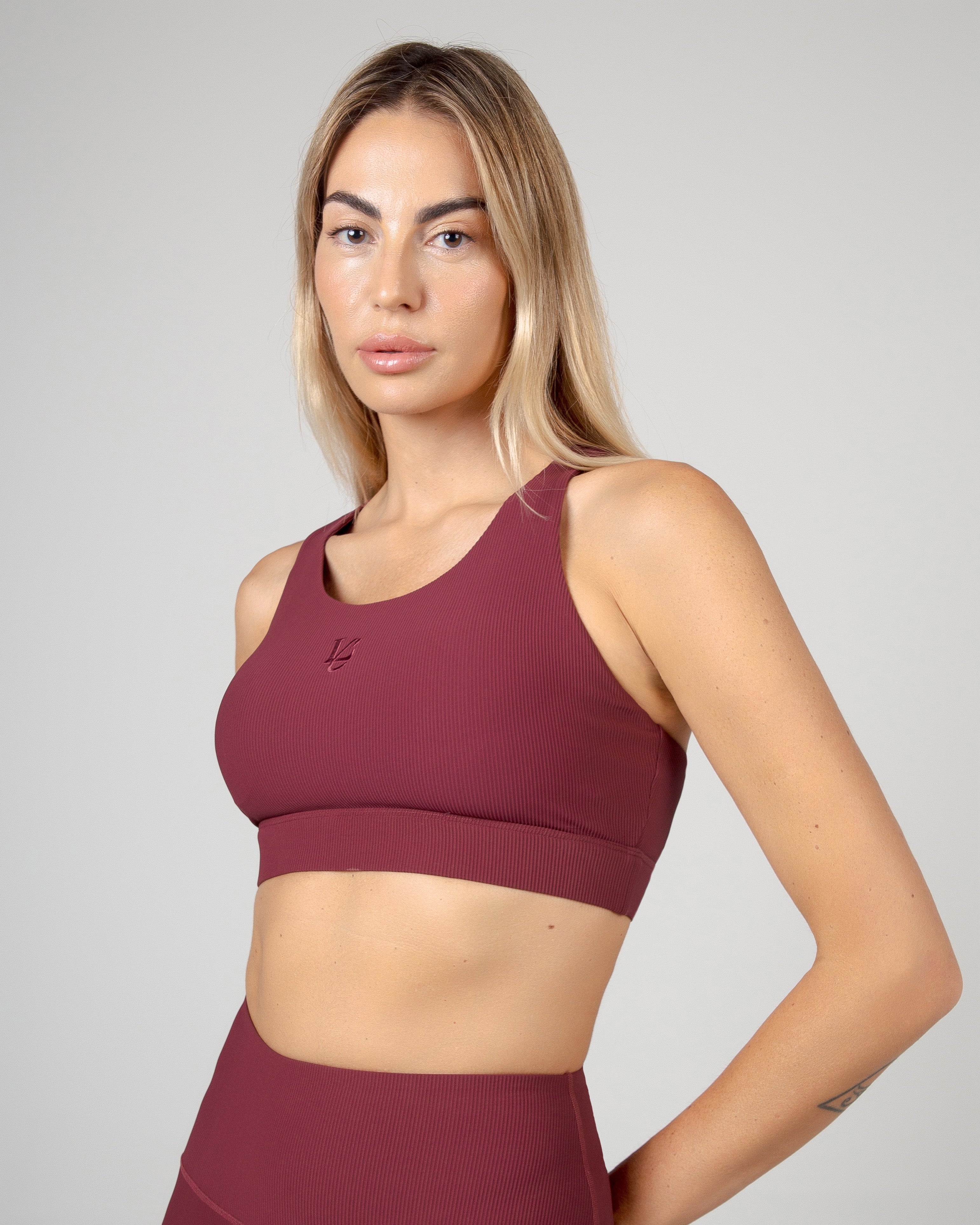 Top Ribbed - Burgundy
