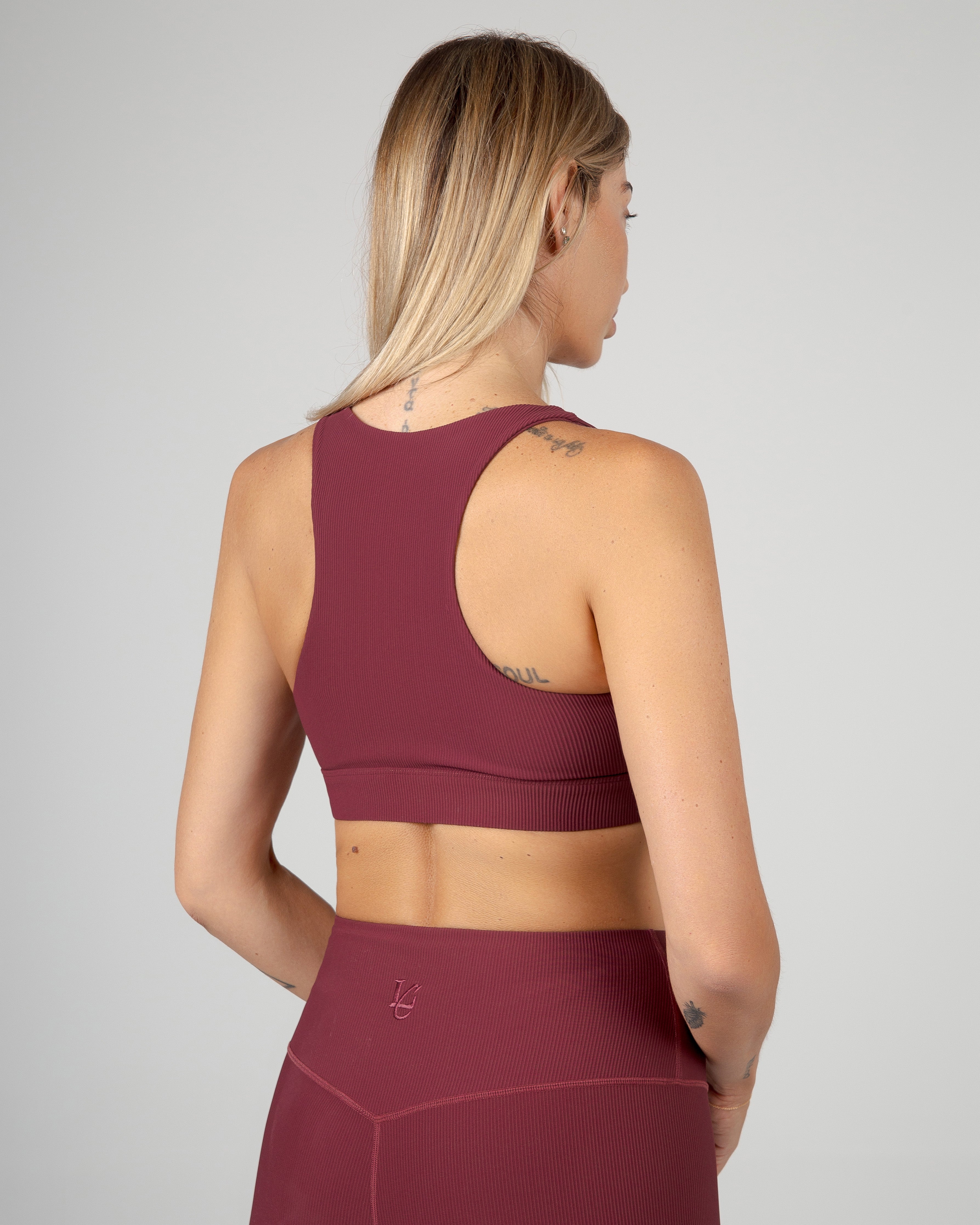 Top Ribbed - Burgundy