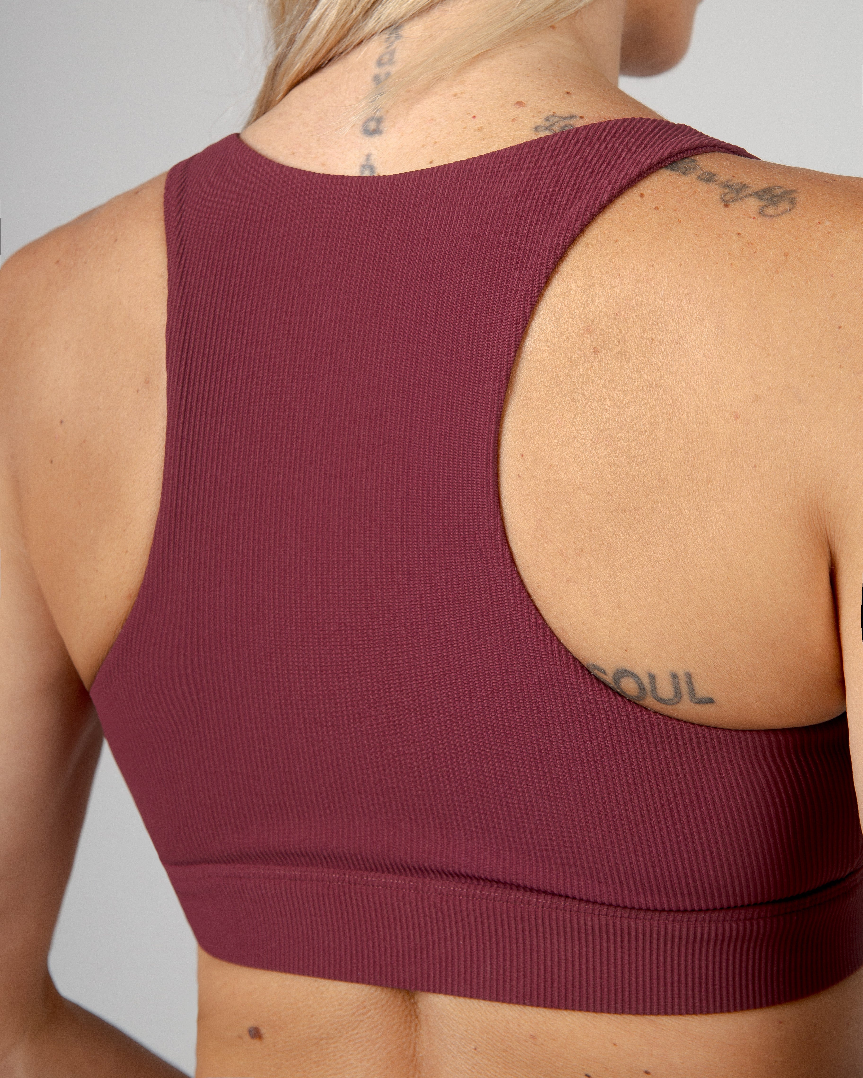 Top Ribbed - Burgundy
