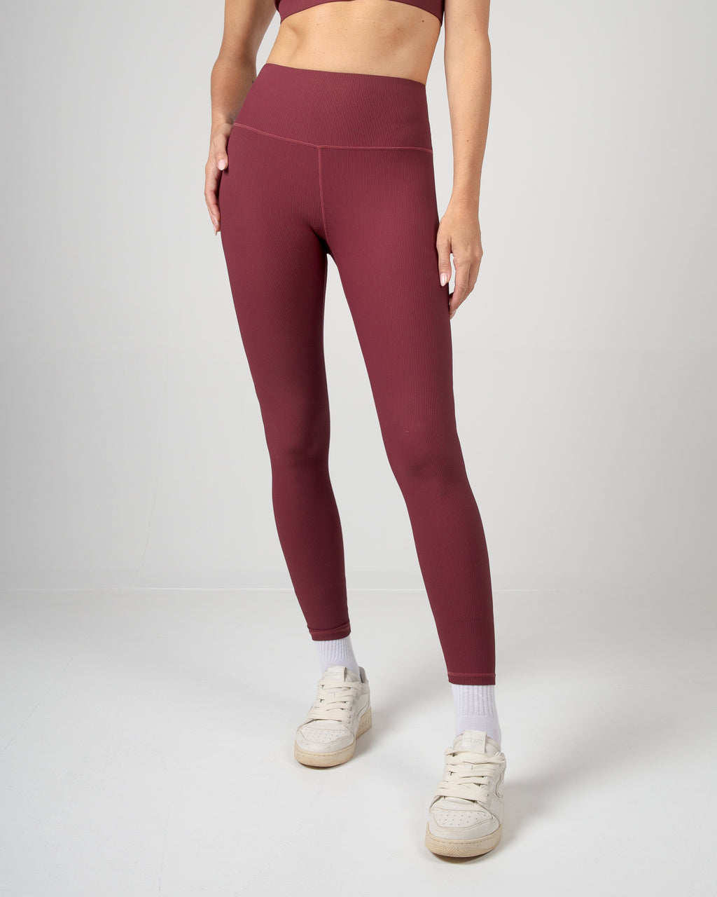 Leggins Ribbed - Burgundy