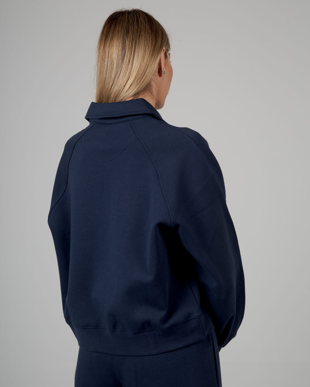 Felpa Polo - Blu Notte