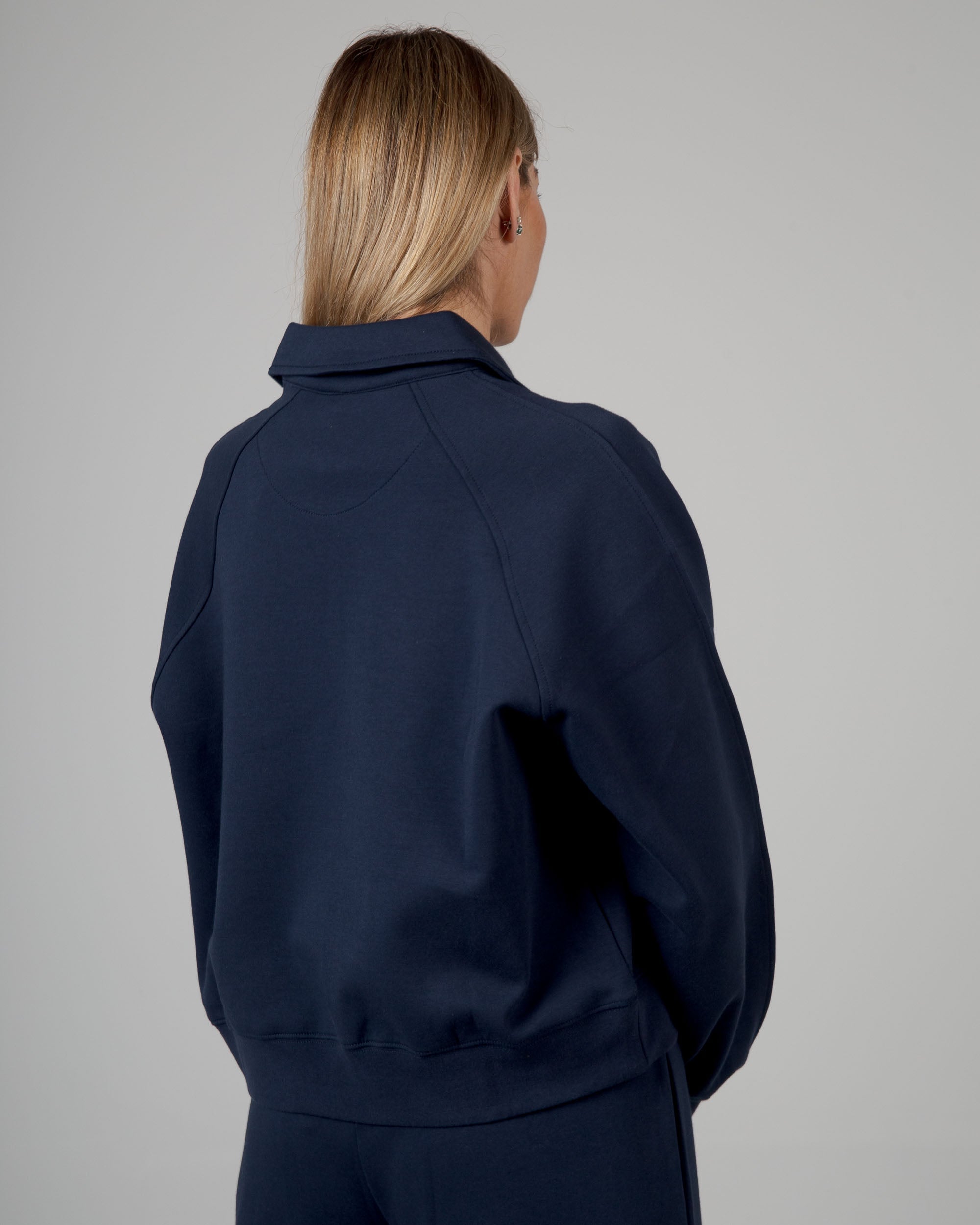 Felpa Polo - Blu Notte