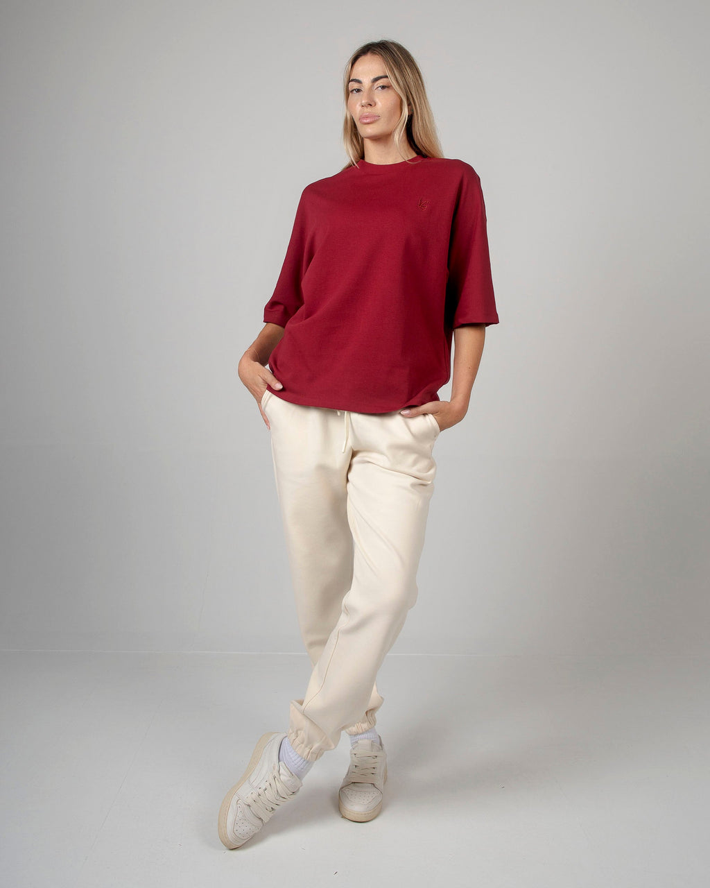Pantalone Jogger - Panna