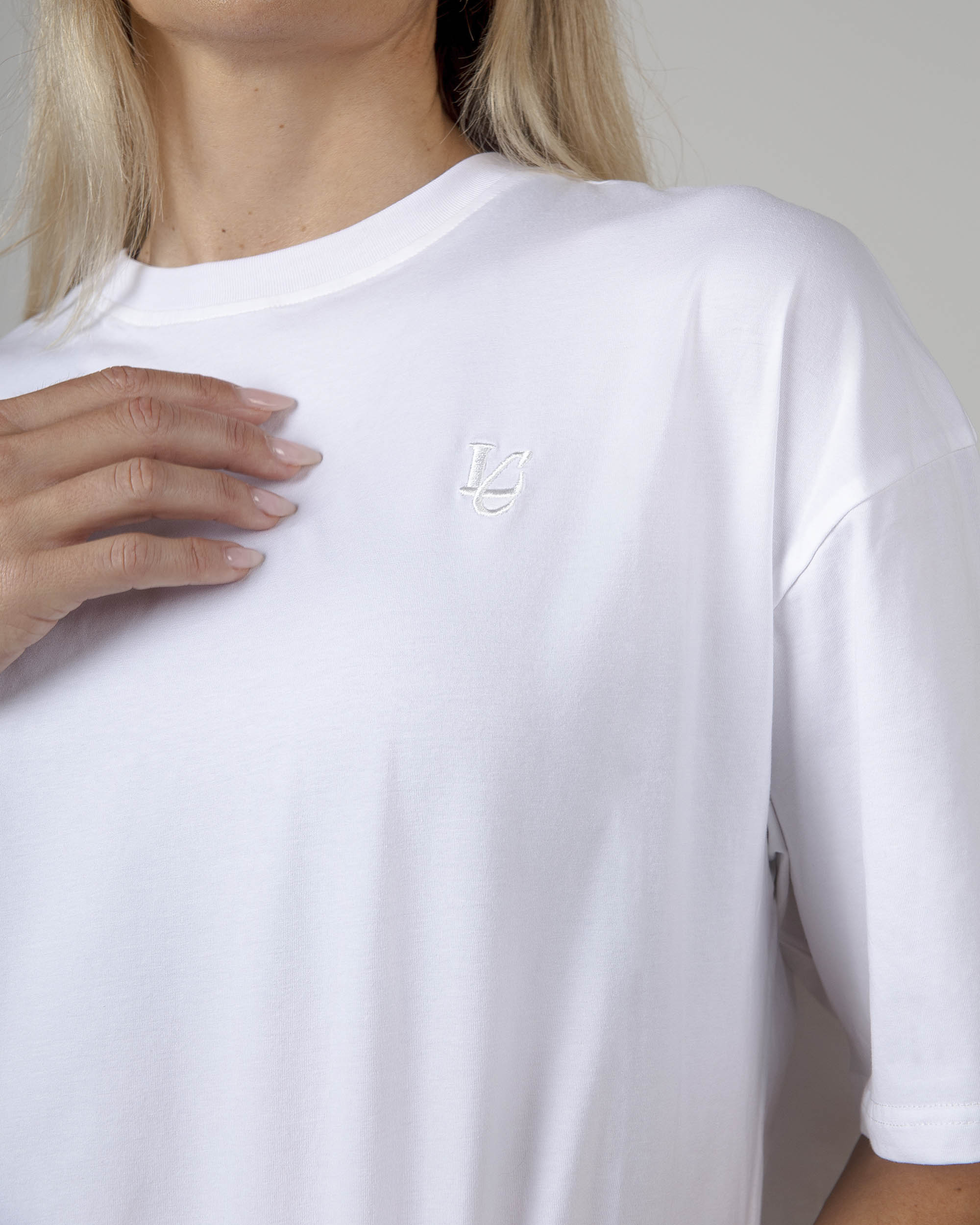 T-Shirt Over Crop - Bianco