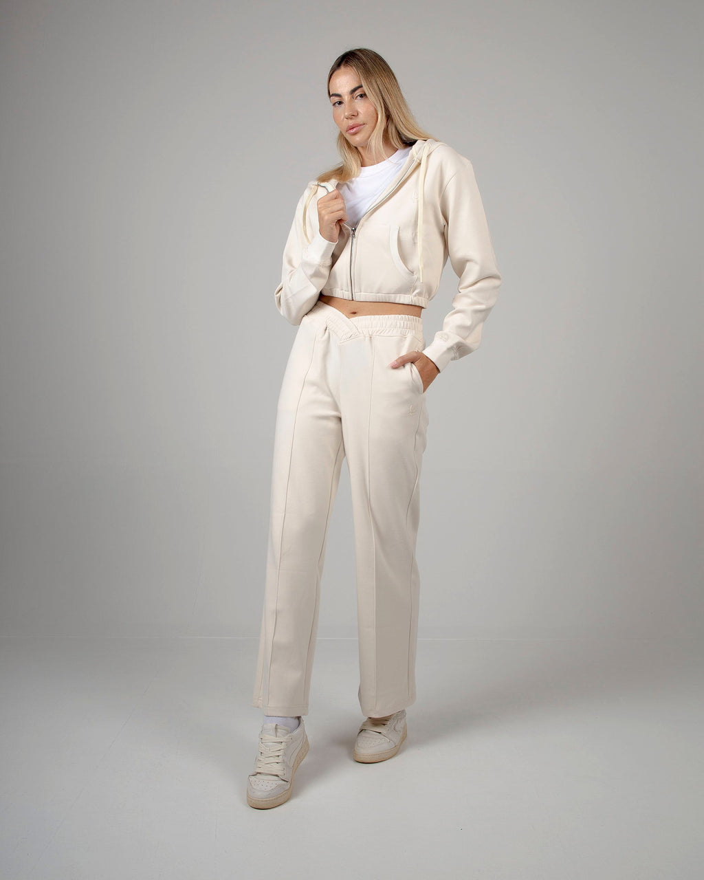 Pantalone Palazzo - Panna