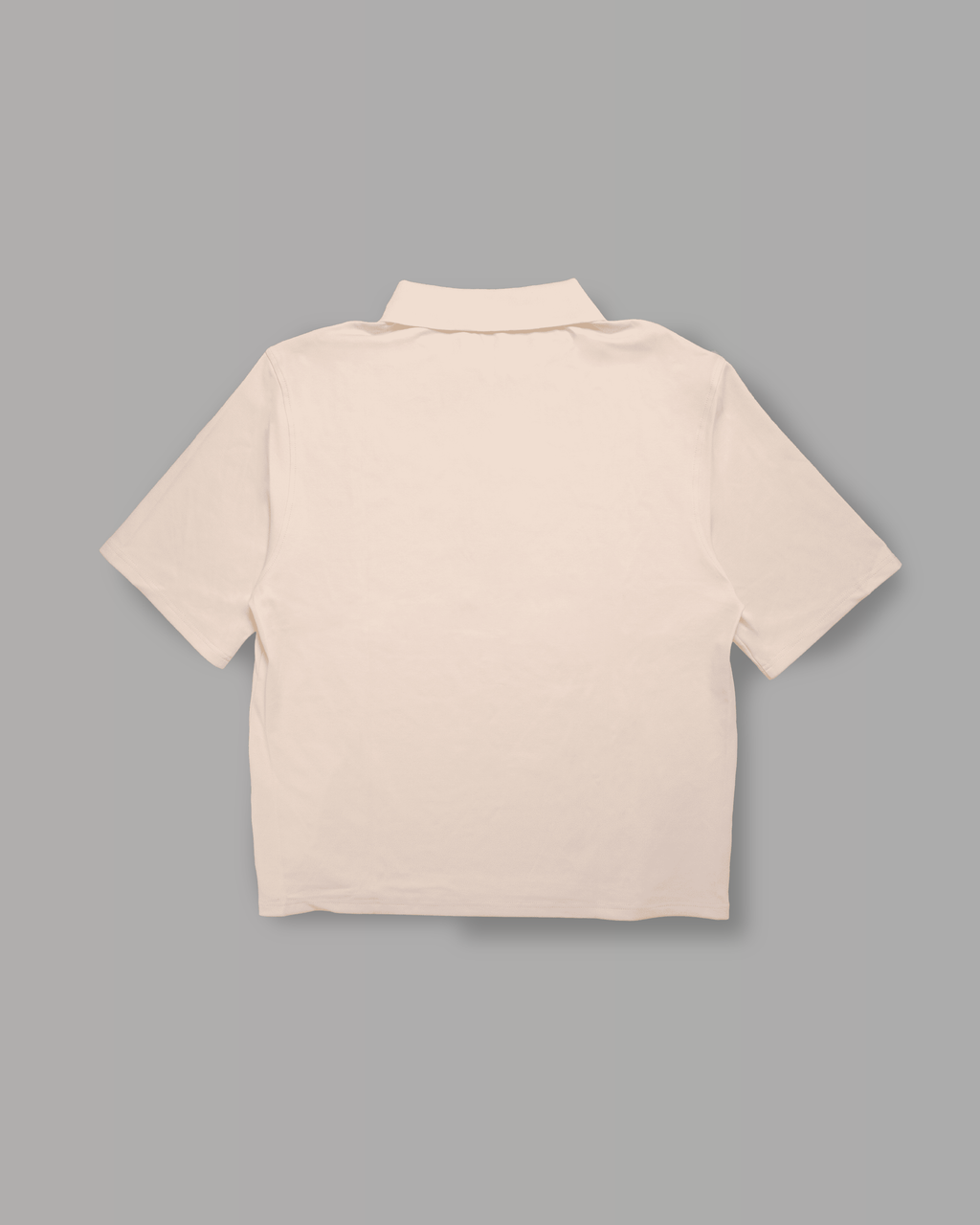 Polo Over Strutturata - Crema