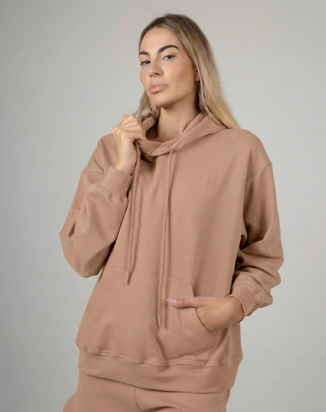 Felpa con Cappuccio - Caramel