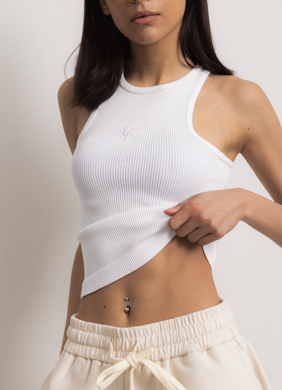 Tank Top Seamless - White