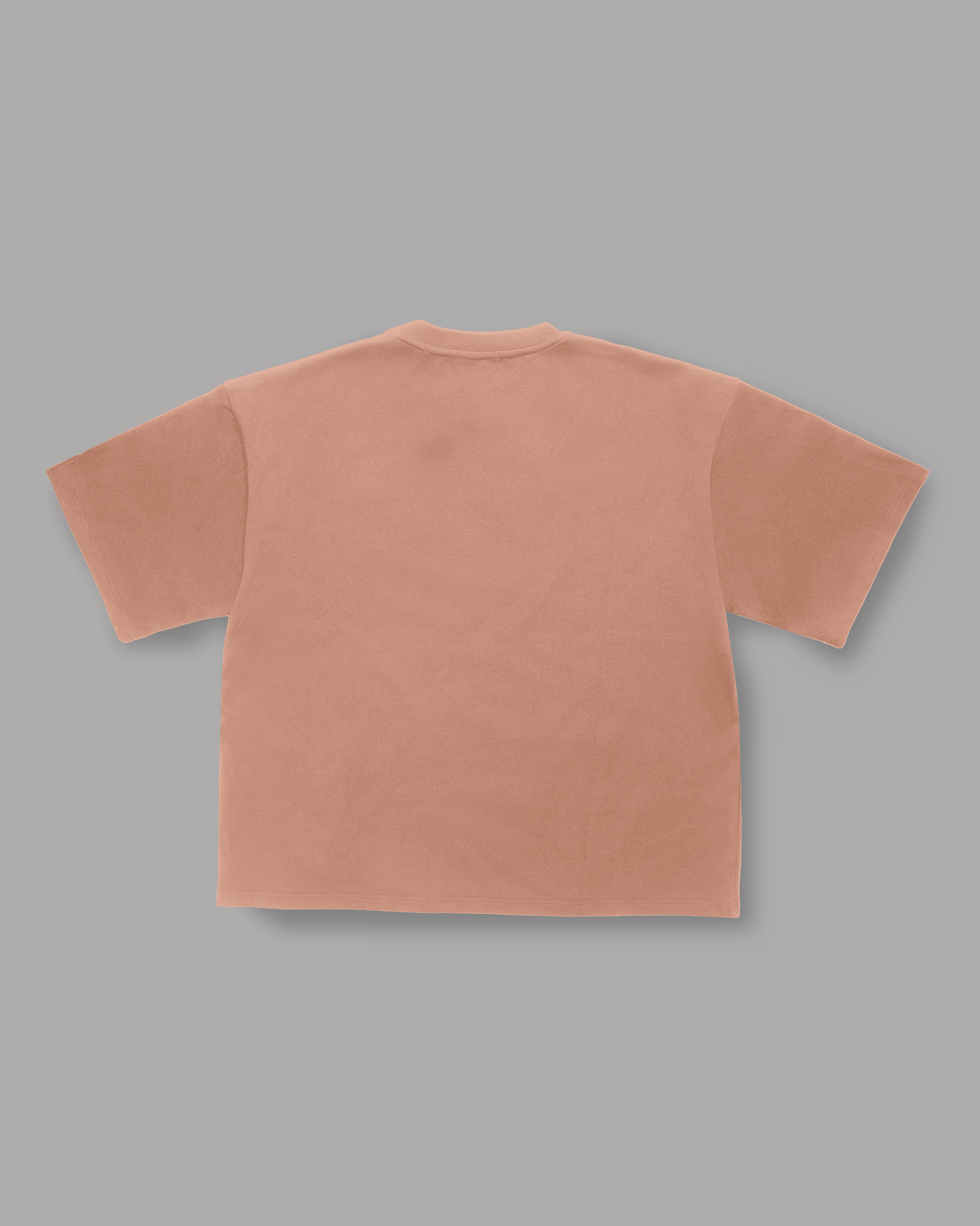 T-Shirt Over Strutturata - Caramel