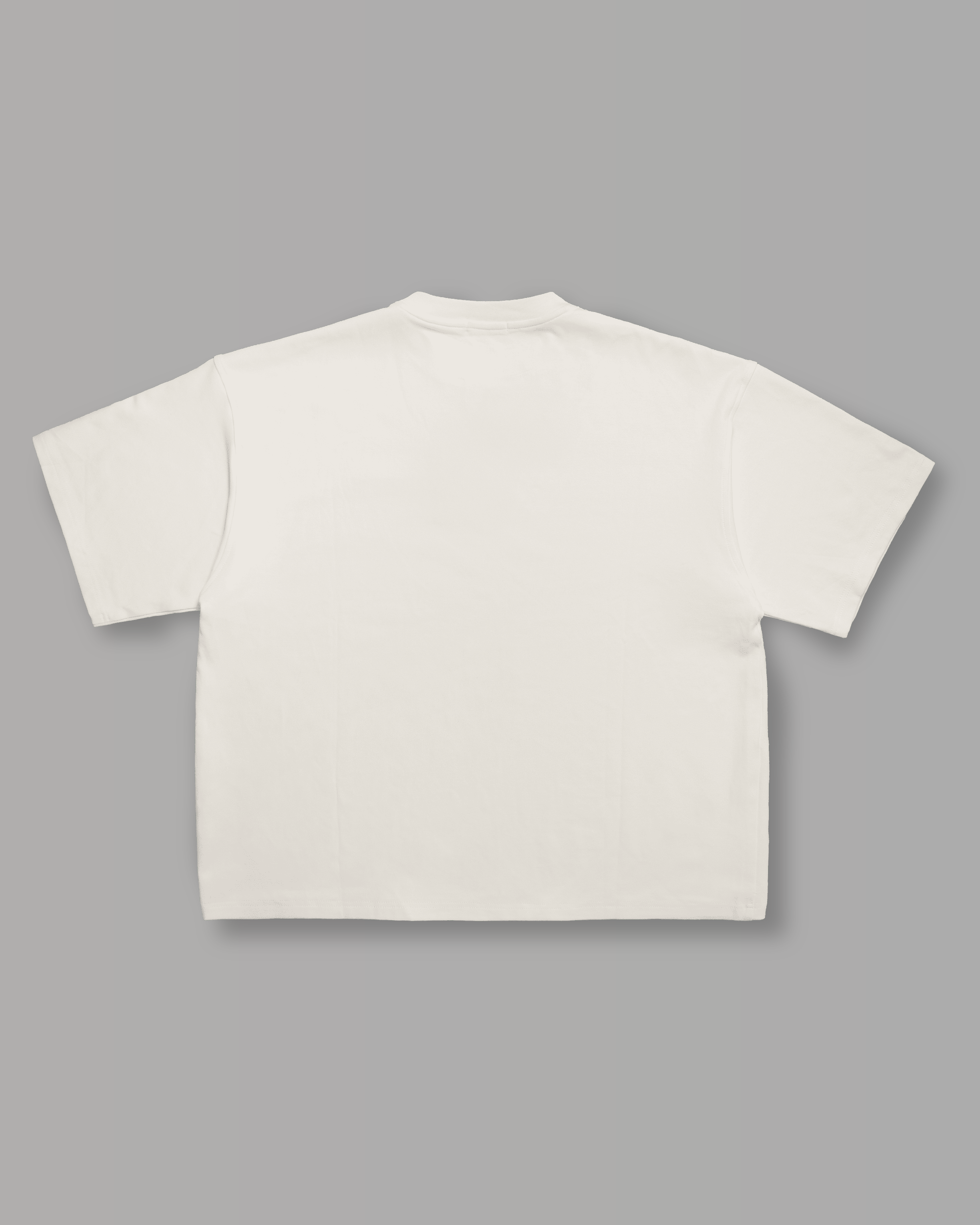 T-Shirt Over Strutturata - Bianco