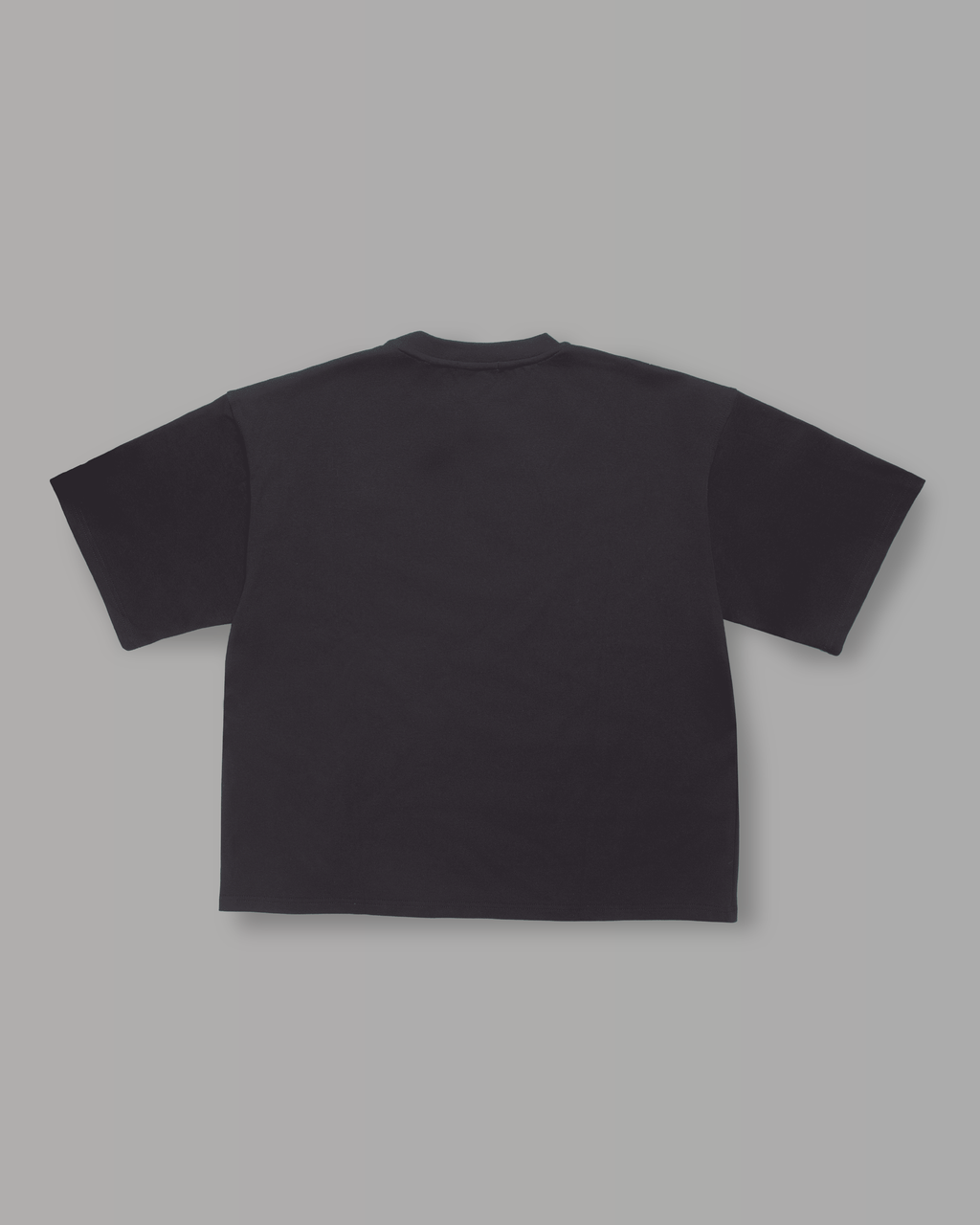T-Shirt Over Strutturata - Black