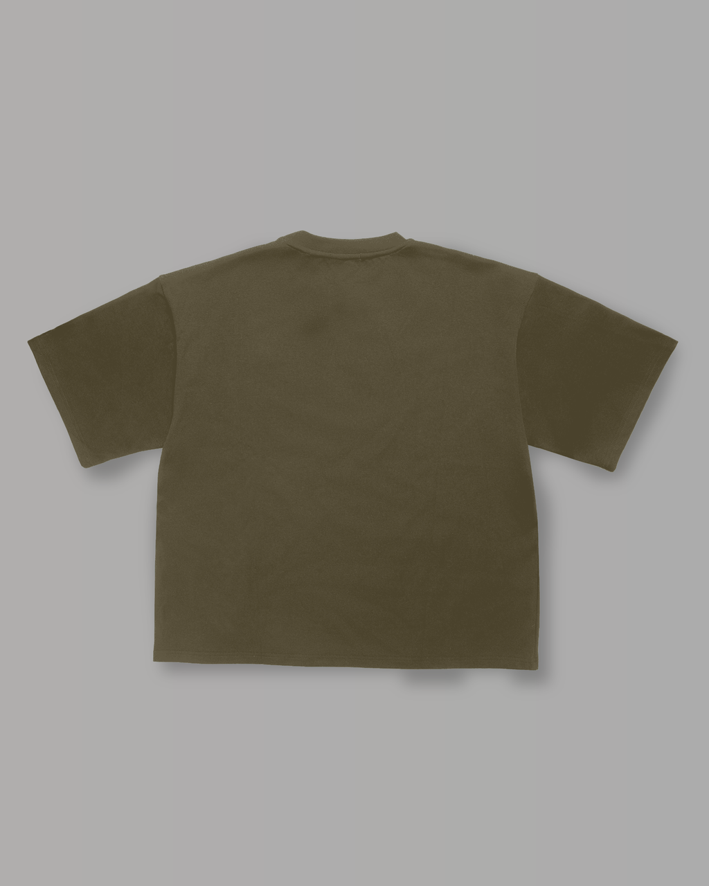 T-Shirt Over Strutturata - Verde Militare