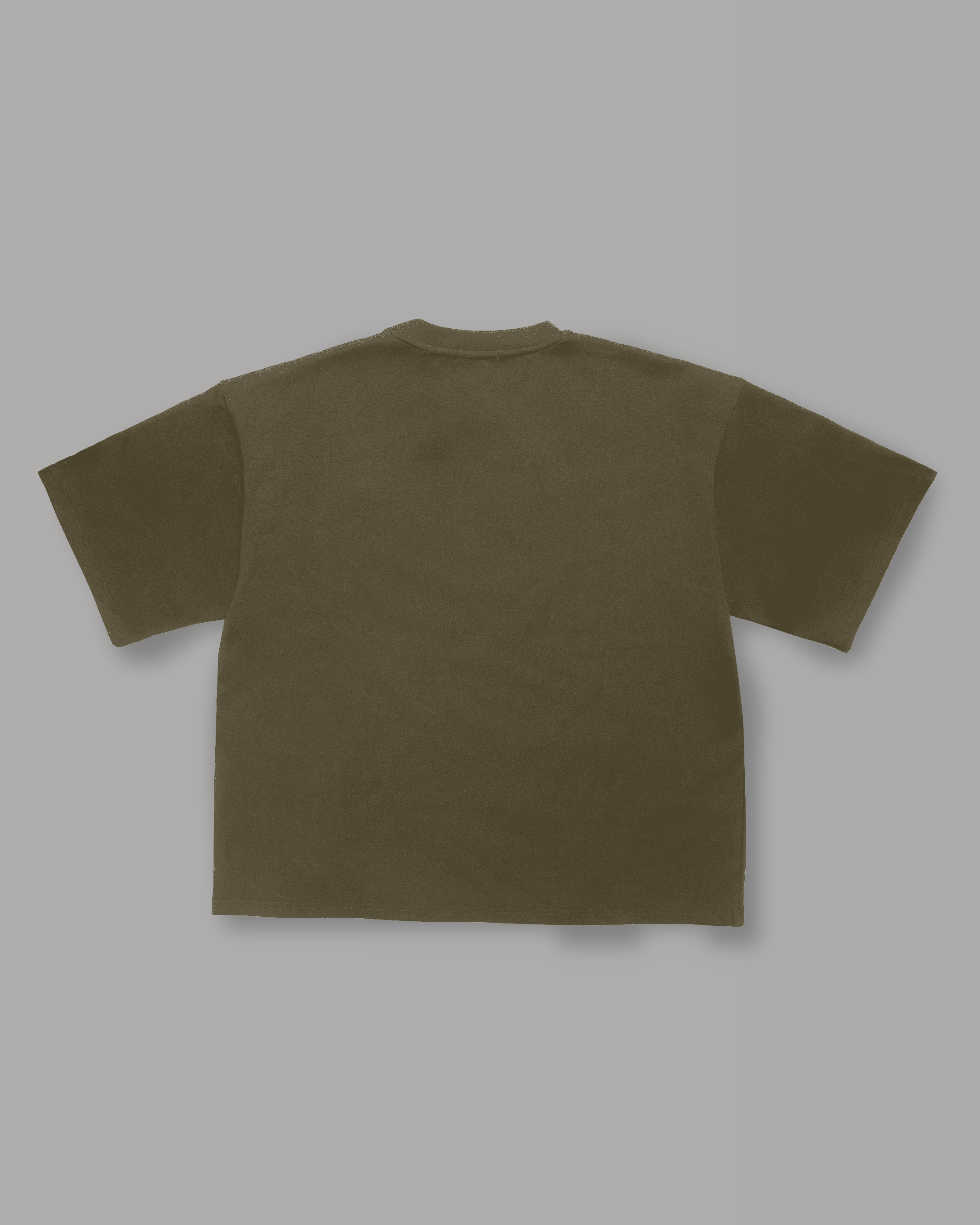 T-Shirt Over Strutturata - Verde Militare