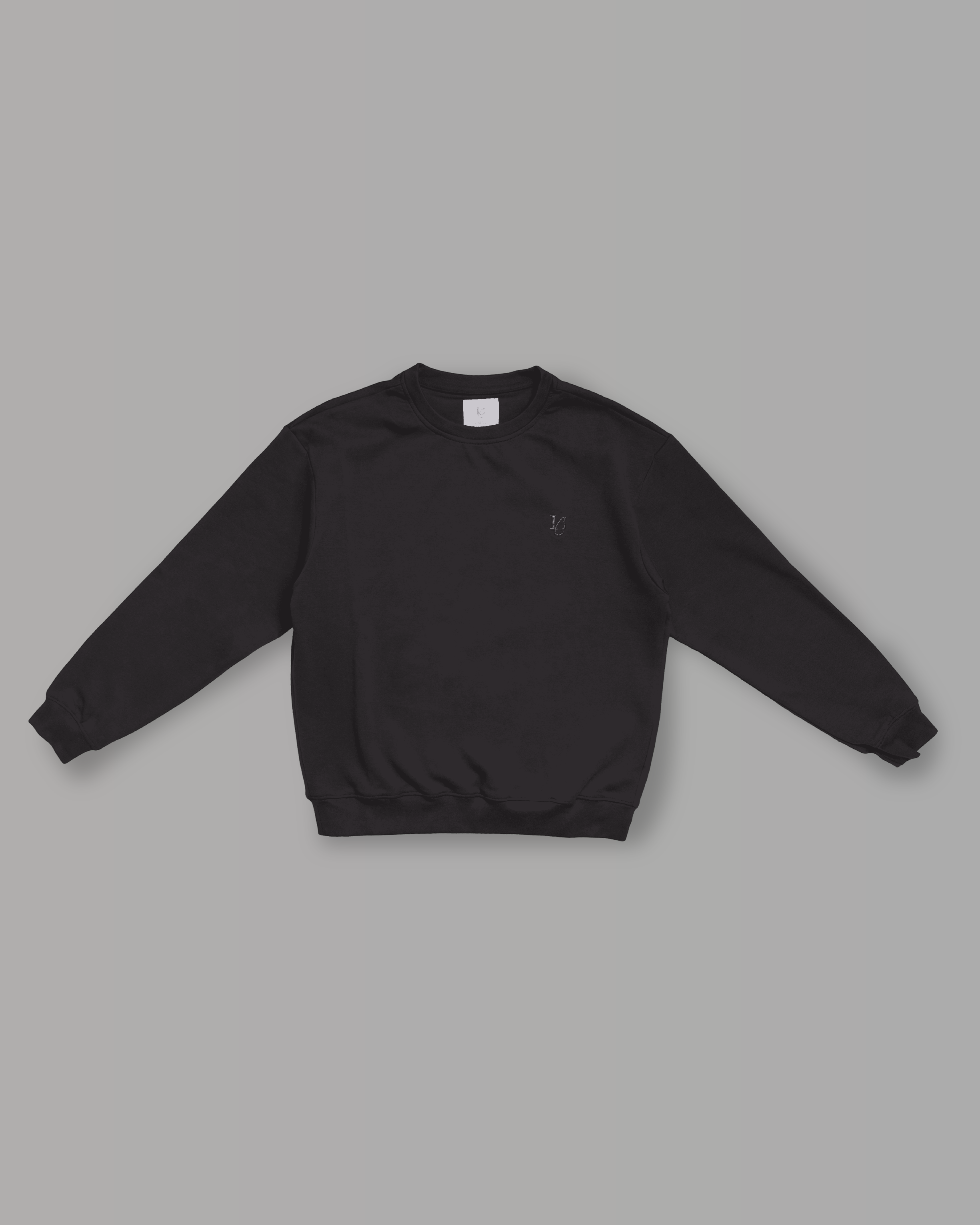 Felpa Girocollo - Black