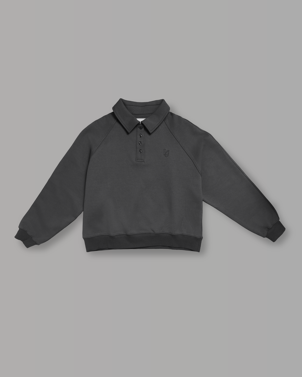 Felpa Polo - Grigio Fumo