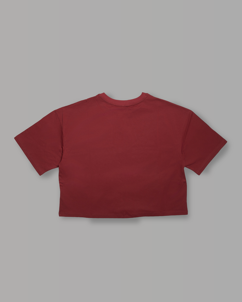 T-Shirt Over Crop - Bordeaux
