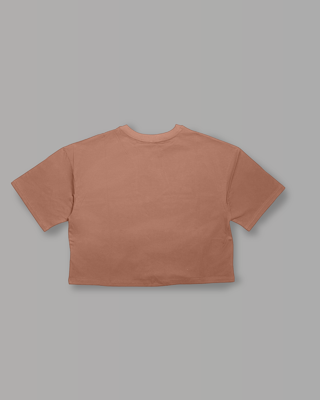 T-Shirt Over Crop - Caramel