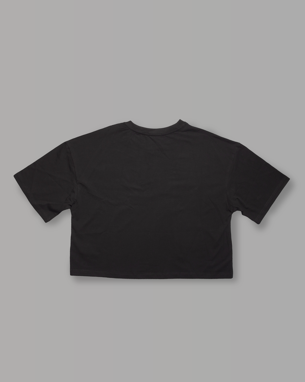 T-Shirt Over Crop - Black