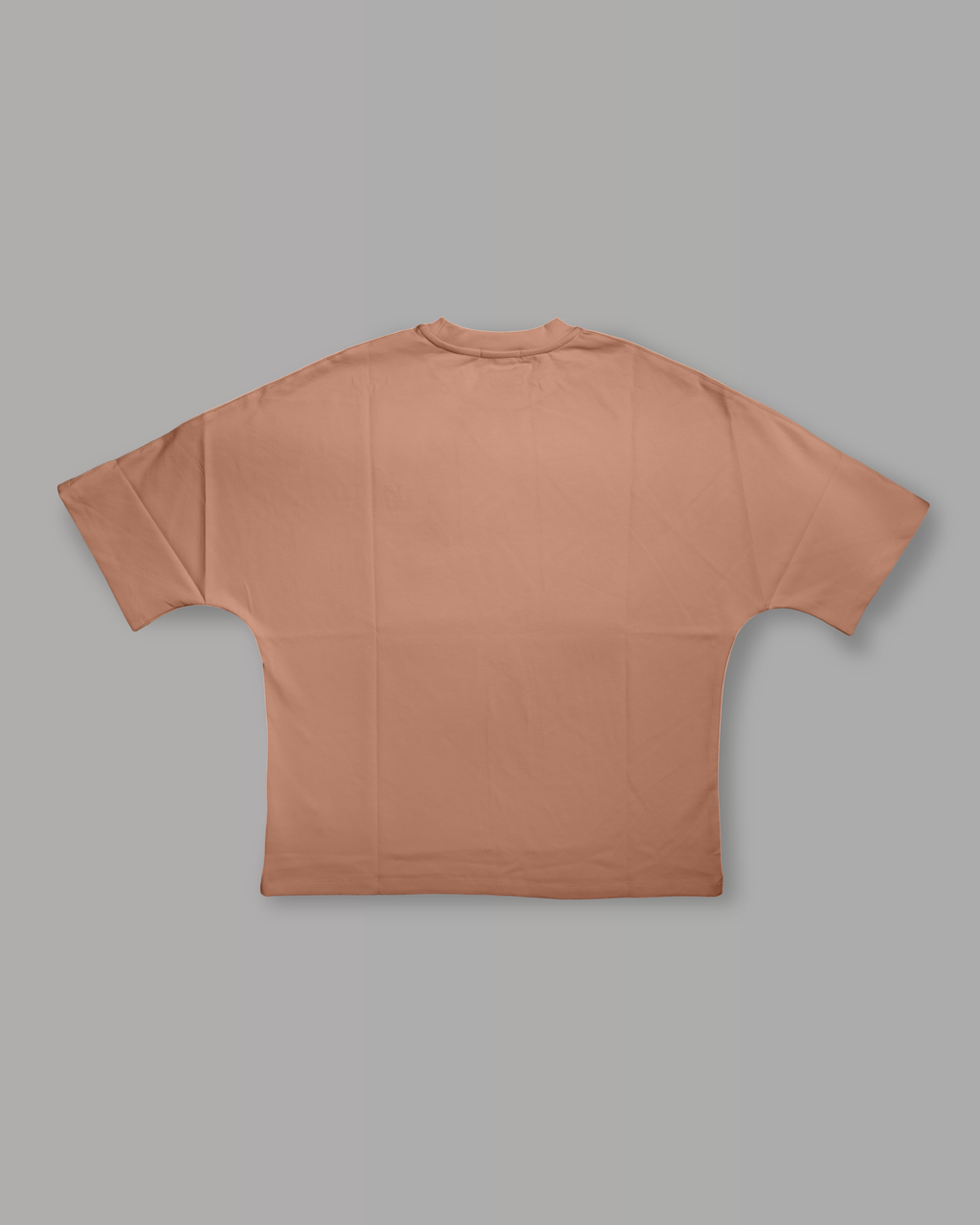 T-Shirt Over Strutturata - Caramel