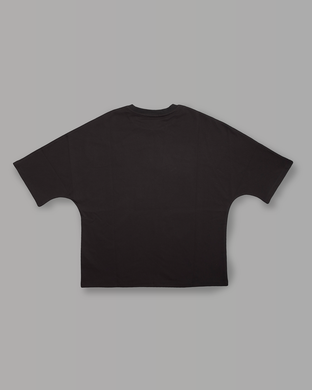 T-Shirt Over Strutturata - Black