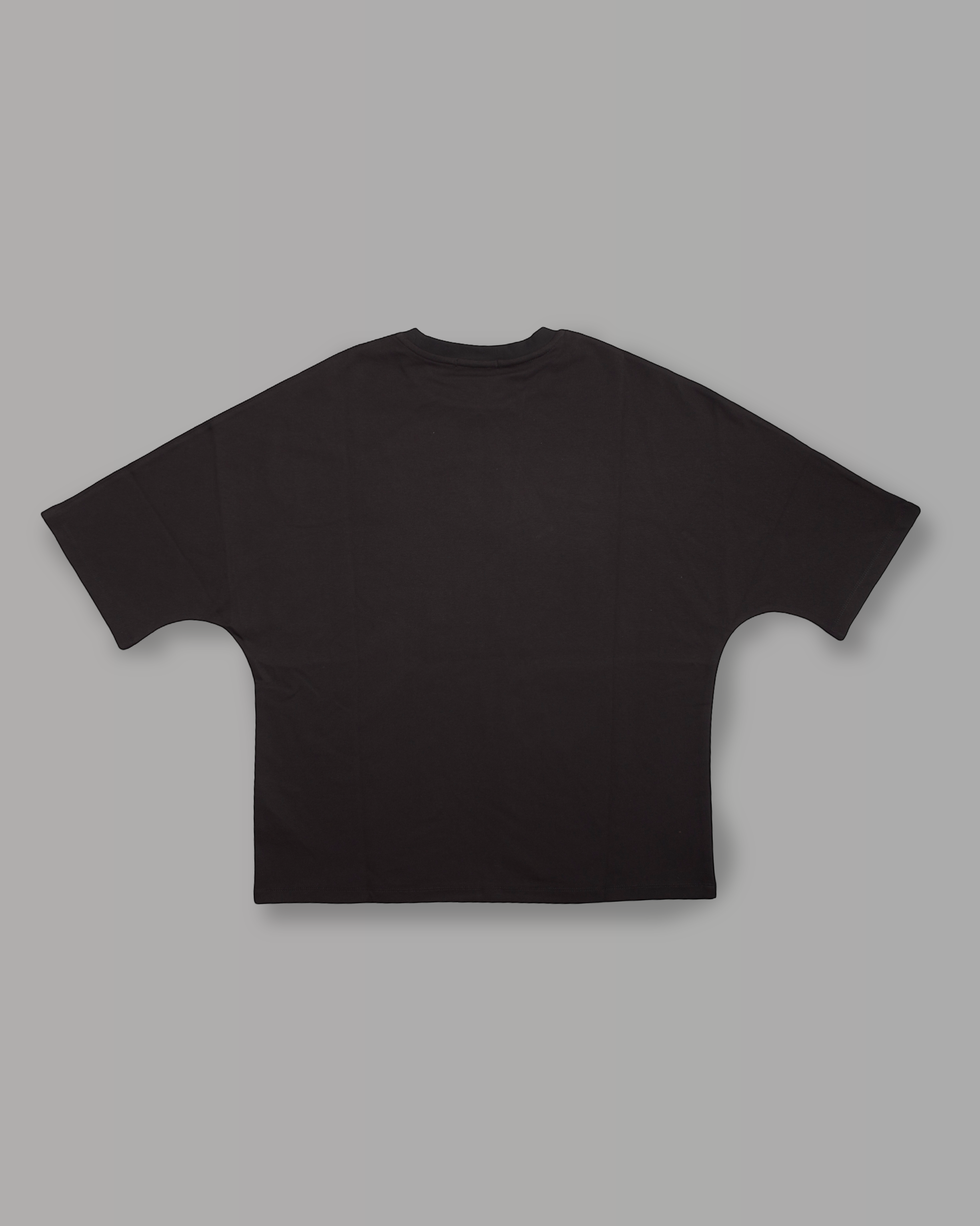 T-Shirt Over Strutturata - Black