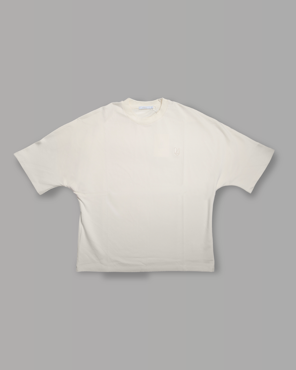 T-Shirt Over Strutturata - Panna