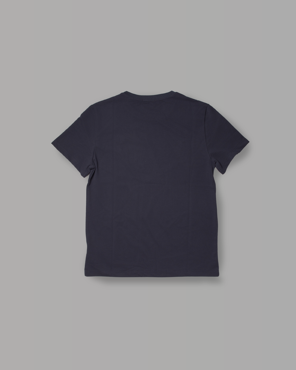 T-Shirt Regular in Pique - Blu Navy